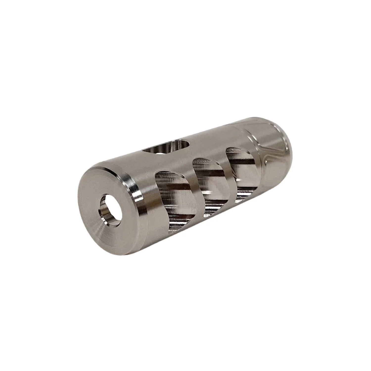 Spearhead Tracker Self Timing Muzzle Brake 3 Port - 30 Cal 1/2-28