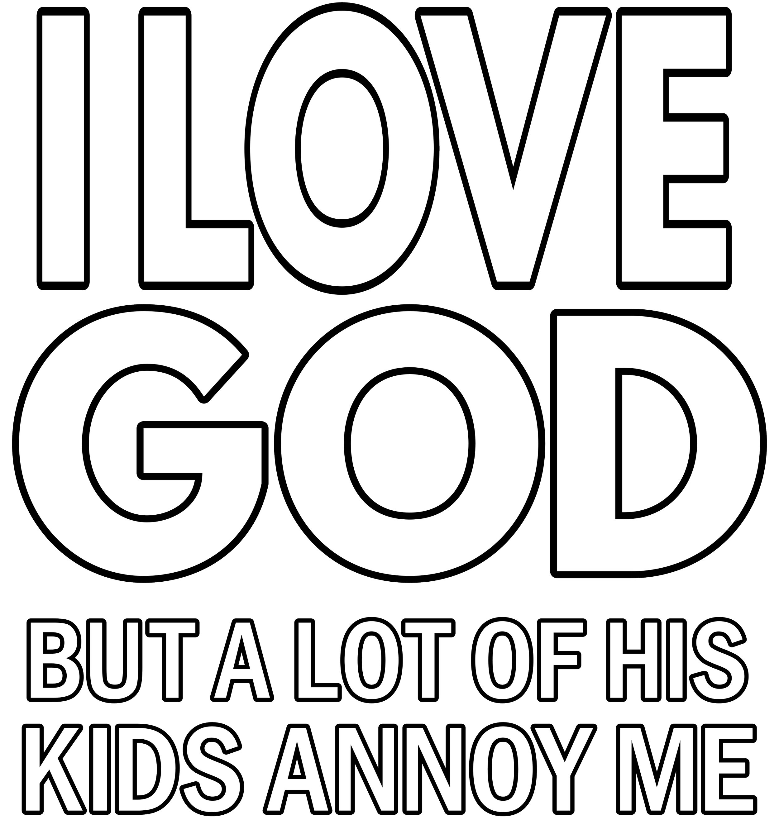 I LOVE GOD