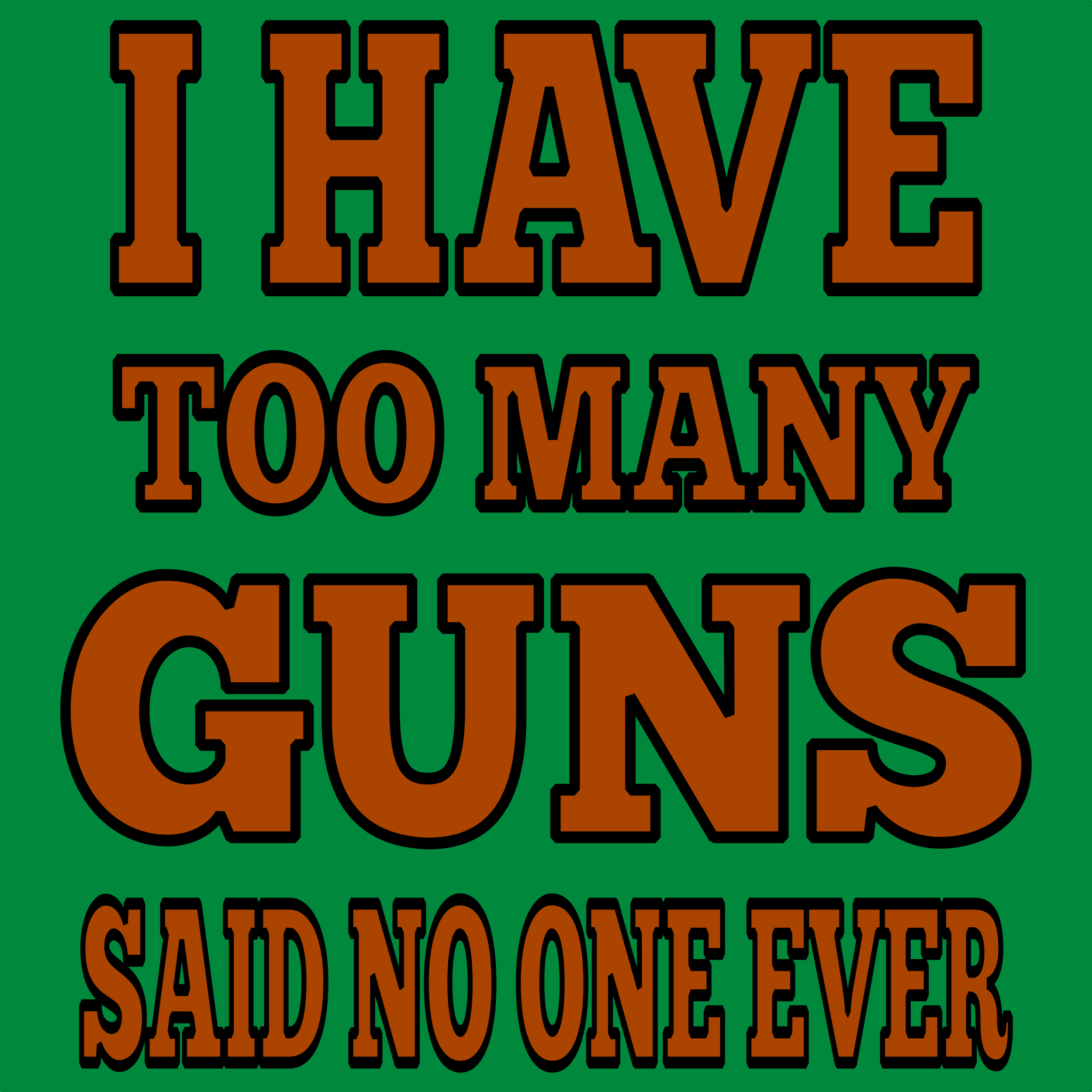 Too Many Guns MILITARY.png