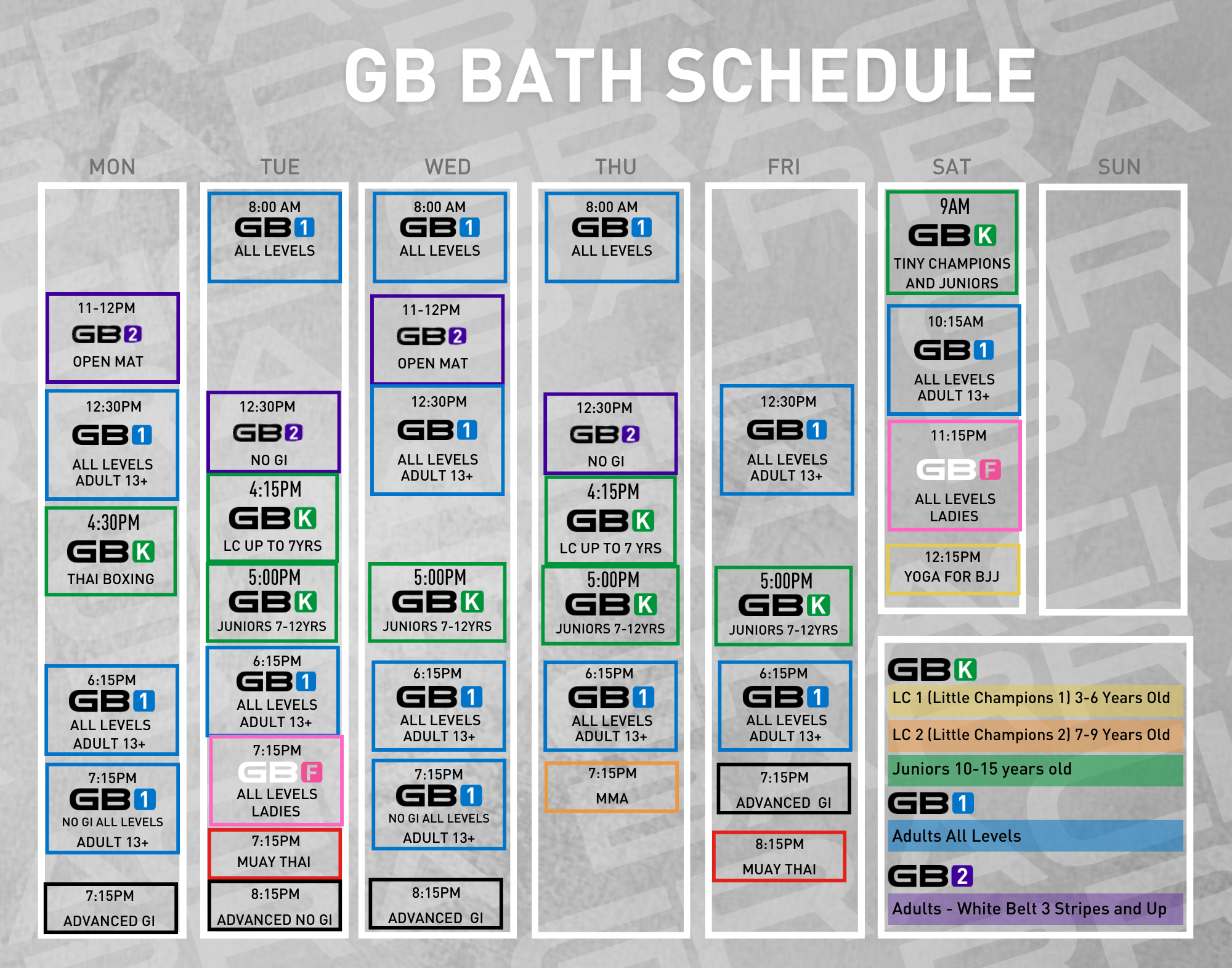 Gracie Barra Bath Academies Bath,West Wilts, Paulton.