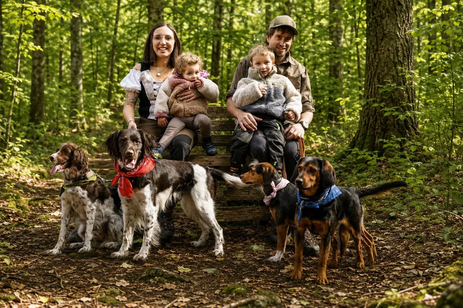 Akela in seiner neuen Familie