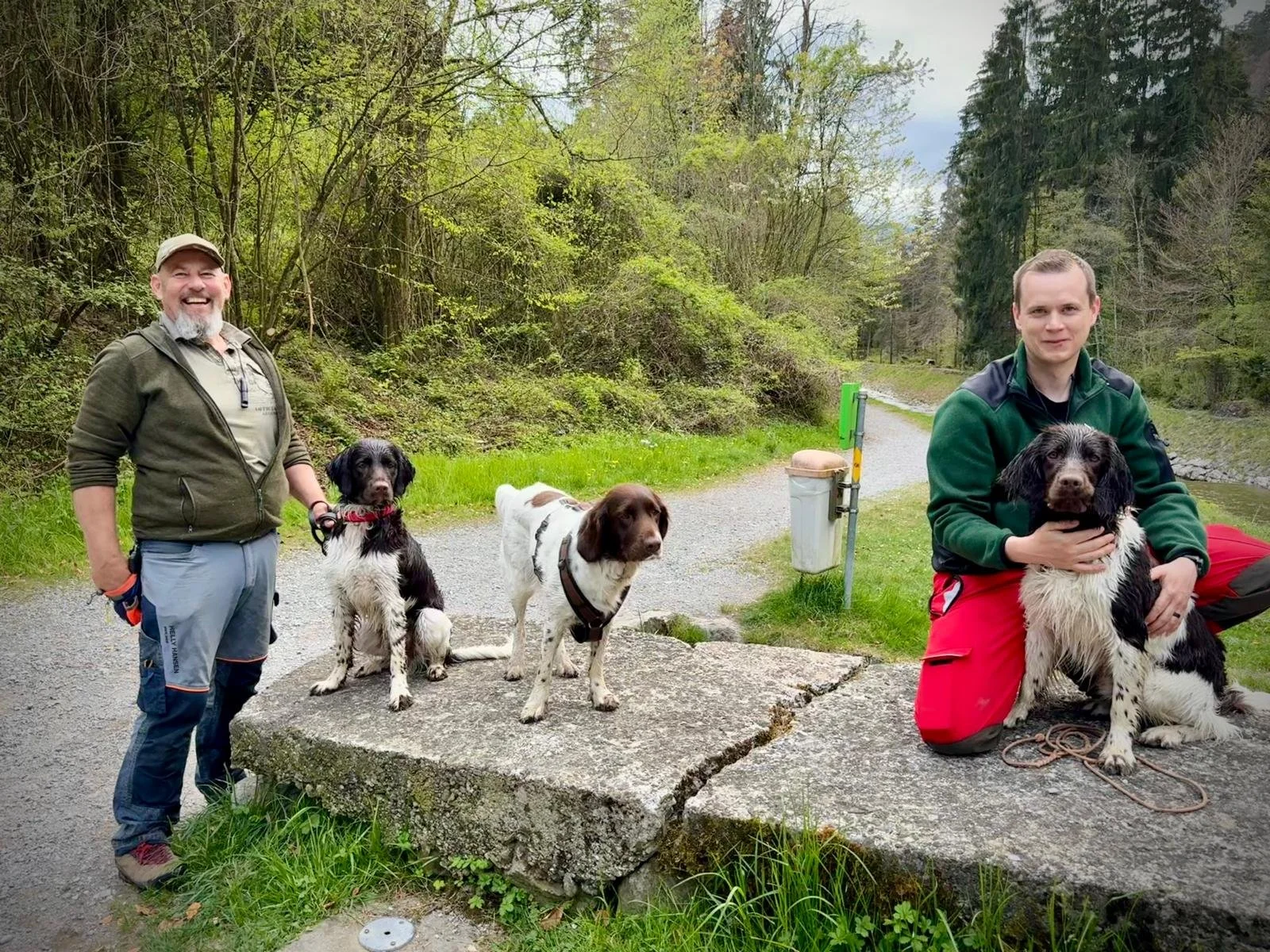 Treffen mit Akela (li) und Falko (re)
Für's Posen Mami Paijra in der Mitte :)