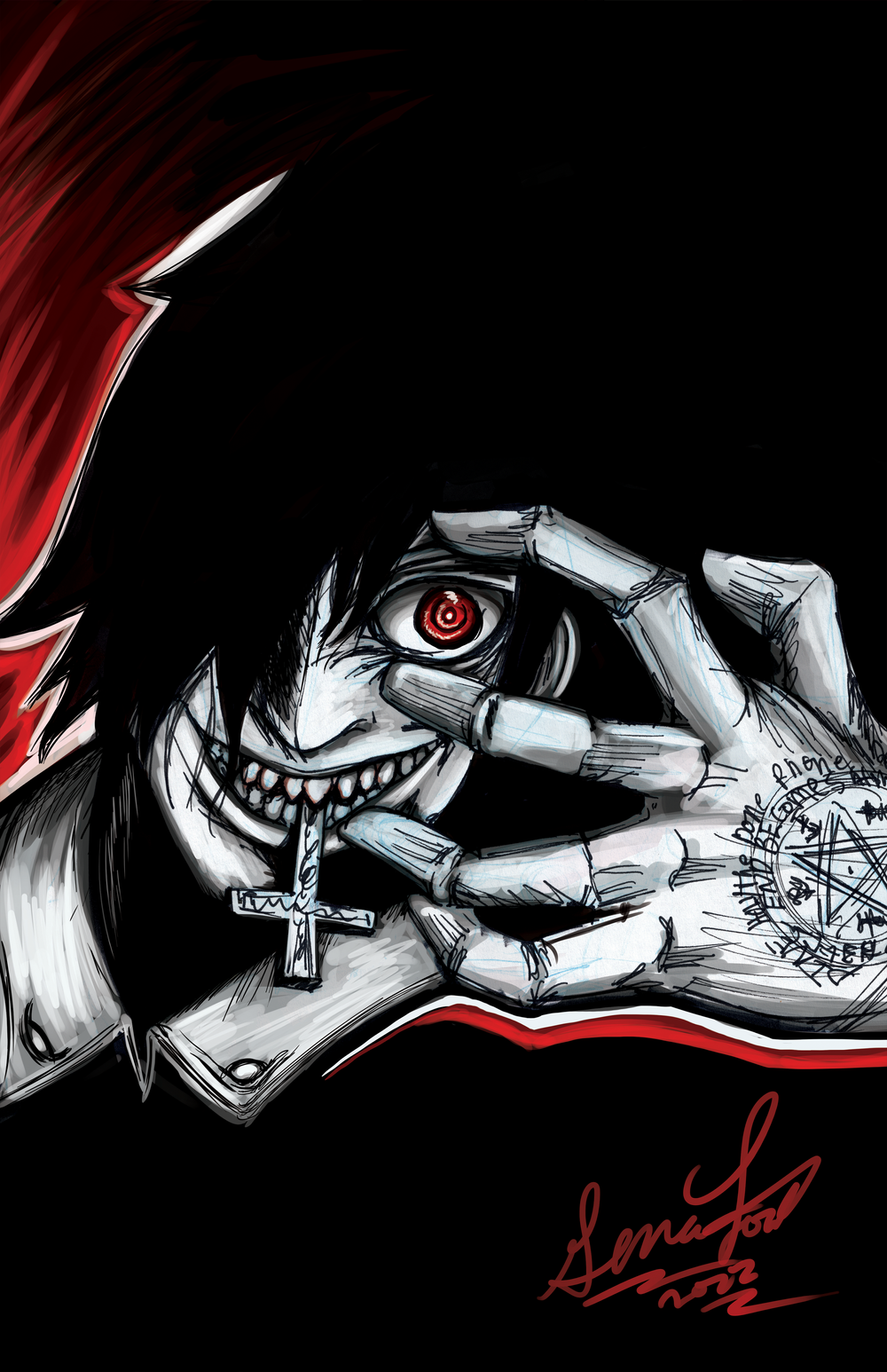 Hellsing — Crazy Red Artist
