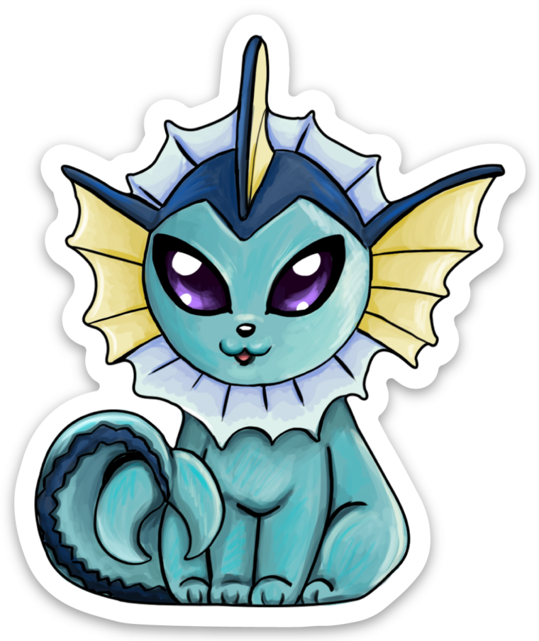Pokémon Vaporeon Sticker