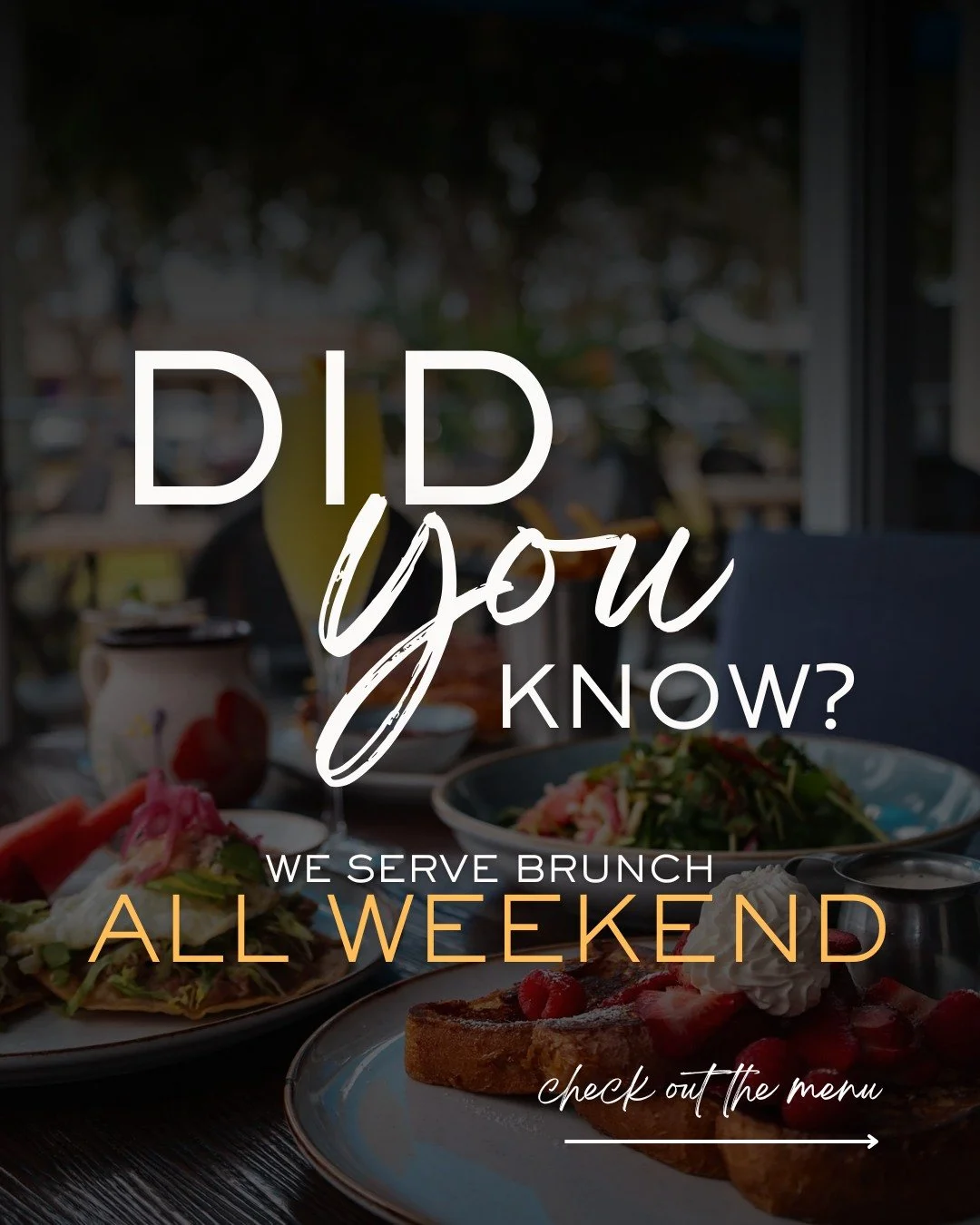 That&rsquo;s right&hellip; two chances every weekend to dig into brunch at Kolucan. 🌮🍹 Join us Saturdays &amp; Sundays from 11 AM &ndash; 3 PM &mdash; swipe to see the menu, then make your reservation!