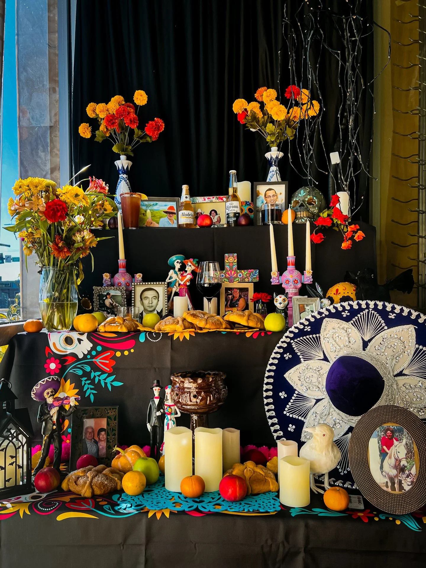 Today, we honor life, memory, and all the flavor in between. 💀✨ Join us as we celebrate D&iacute;a de los Muertos &mdash; a time to toast to those we love and savor the moments we have. Start with brunch 11&ndash;3, linger for happy hour 3&ndash;6 i