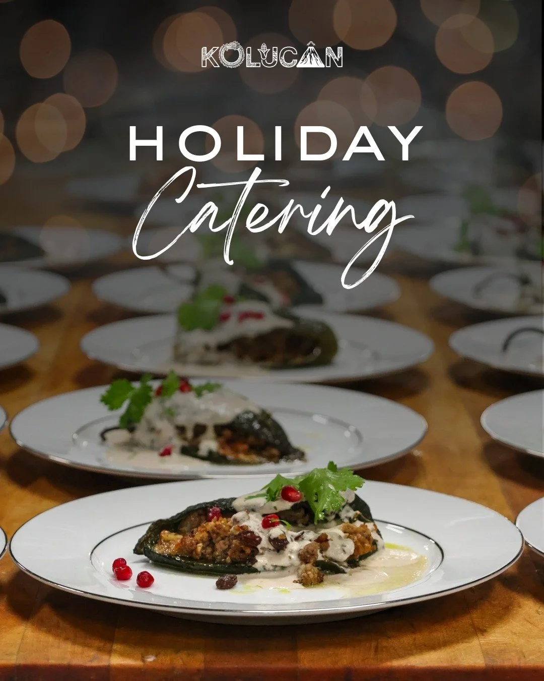 Your holiday party deserves more than a cheese board. 😉
From private events to office celebrations, Kolucan brings bold flavors, festive flair, and a little Mexican magic to your gathering. 📞 Book your holiday event or catering on our website.