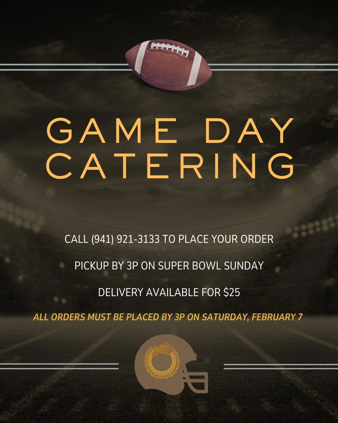 Game day is better with Kolucan 🌮🏈
Let us handle the food so you can focus on the fun.
Call to order by February 7.