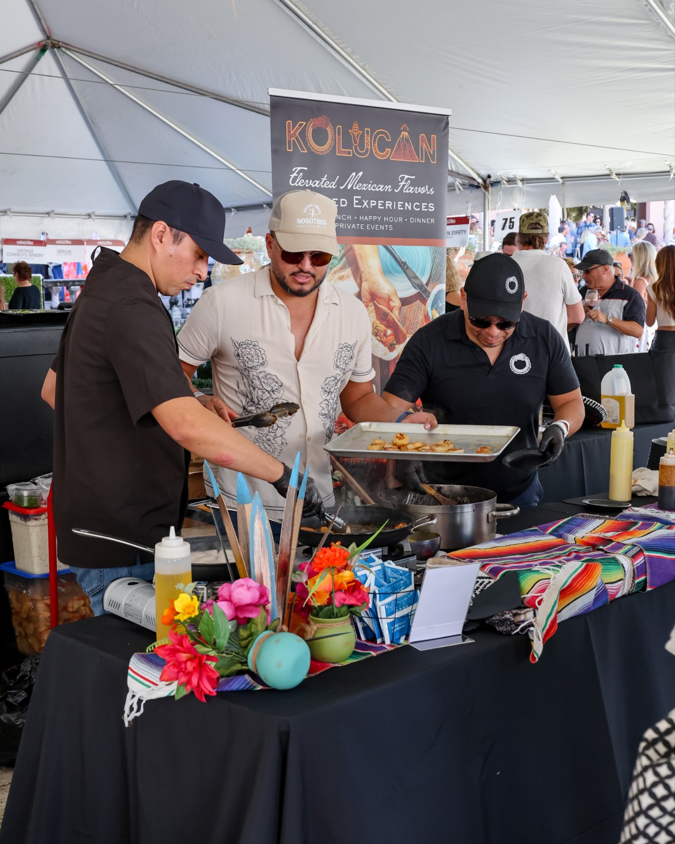 Throwing it back to last Sunday at @941originals Forks &amp; Corks!
The Kolucan crew had a blast serving up perfectly seared scallops and meeting so many amazing guests. Great day, great food, great vibes!