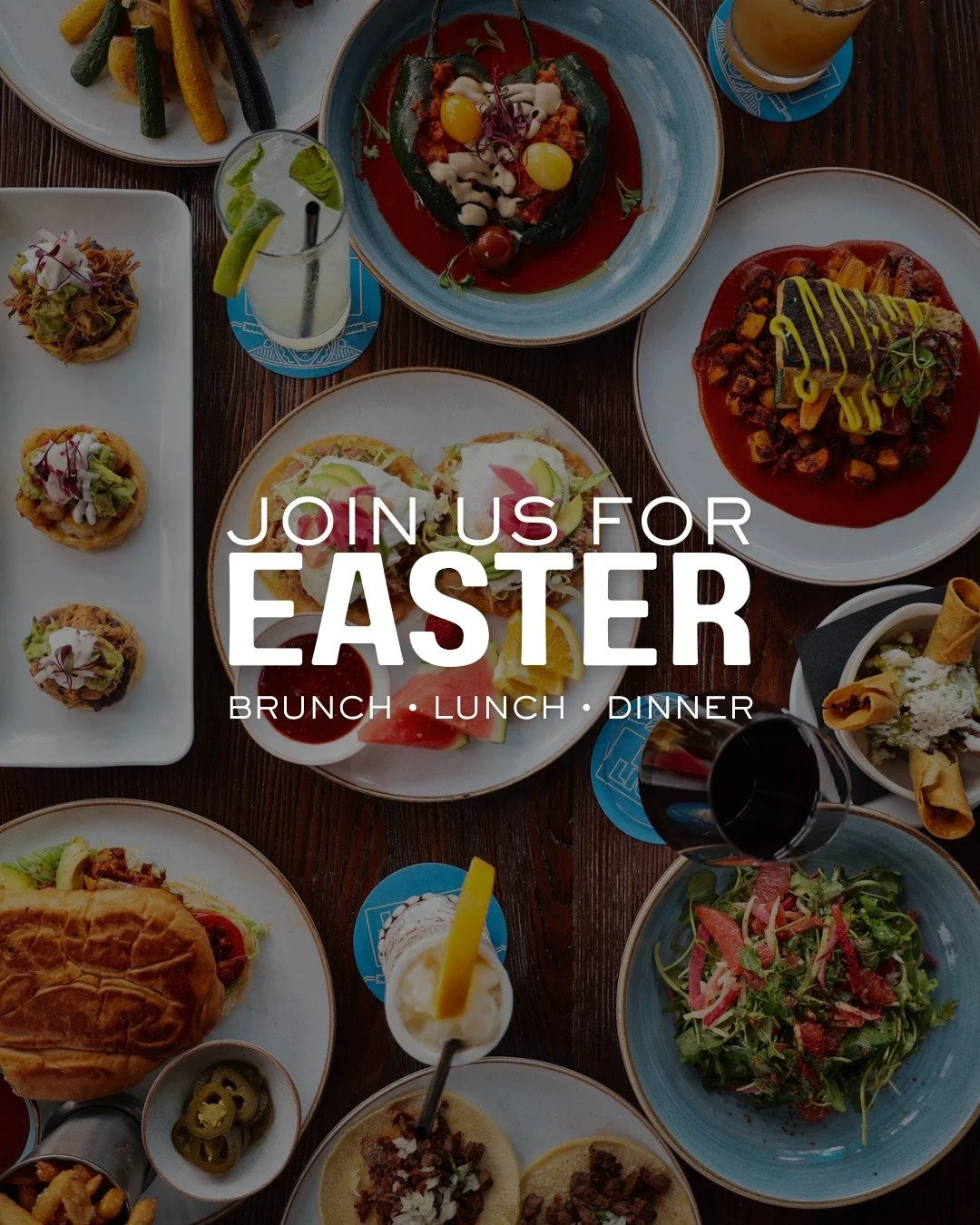 Spend Easter Sunday at Kolucan.

We&rsquo;re open regular hours on April 5, serving brunch, lunch, and dinner throughout the day. Join us from 11&ndash;8 and celebrate around the table.

Reservations on OpenTable.