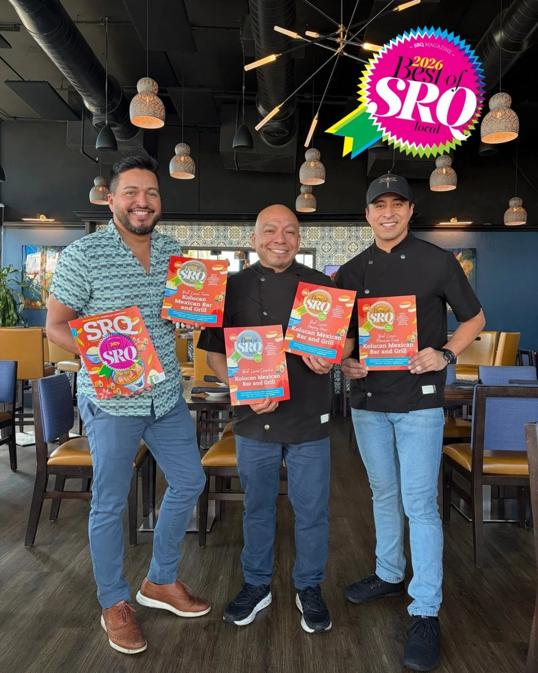 So much love for Kolucan in this year&rsquo;s @srqmag Best of SRQ!
Couldn&rsquo;t do this without a community that keeps showing up for the food, the drinks, and the experience. Gracias! 💃🌮