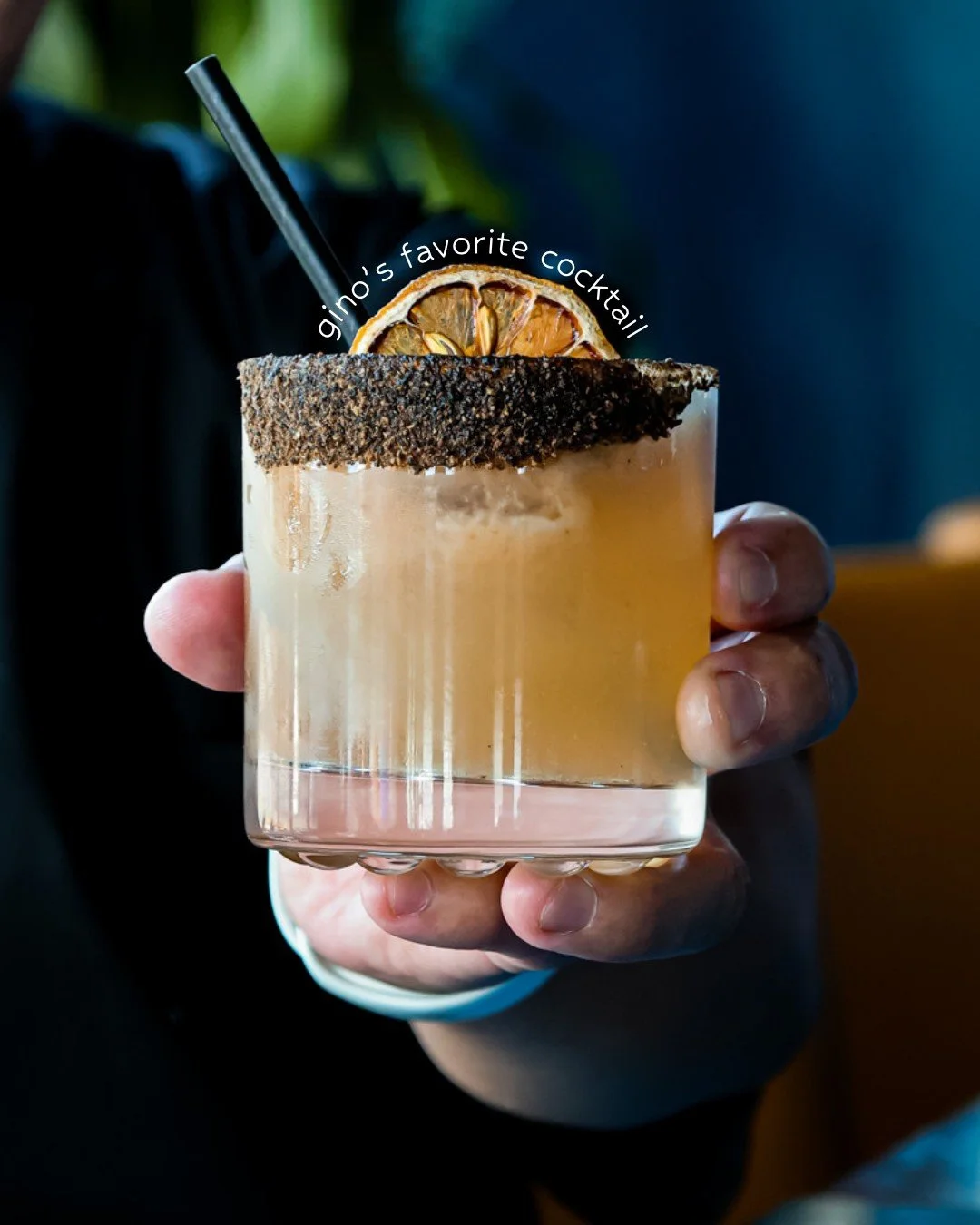 Gino&rsquo;s cocktail order.

The Tamarind Margarita | blanco tequila, house-made tamarind syrup, fresh lime, and a black lava salt rim. Sweet, tangy, perfectly balanced.

Pro tip from the chef: Make it spicy. 🌶️