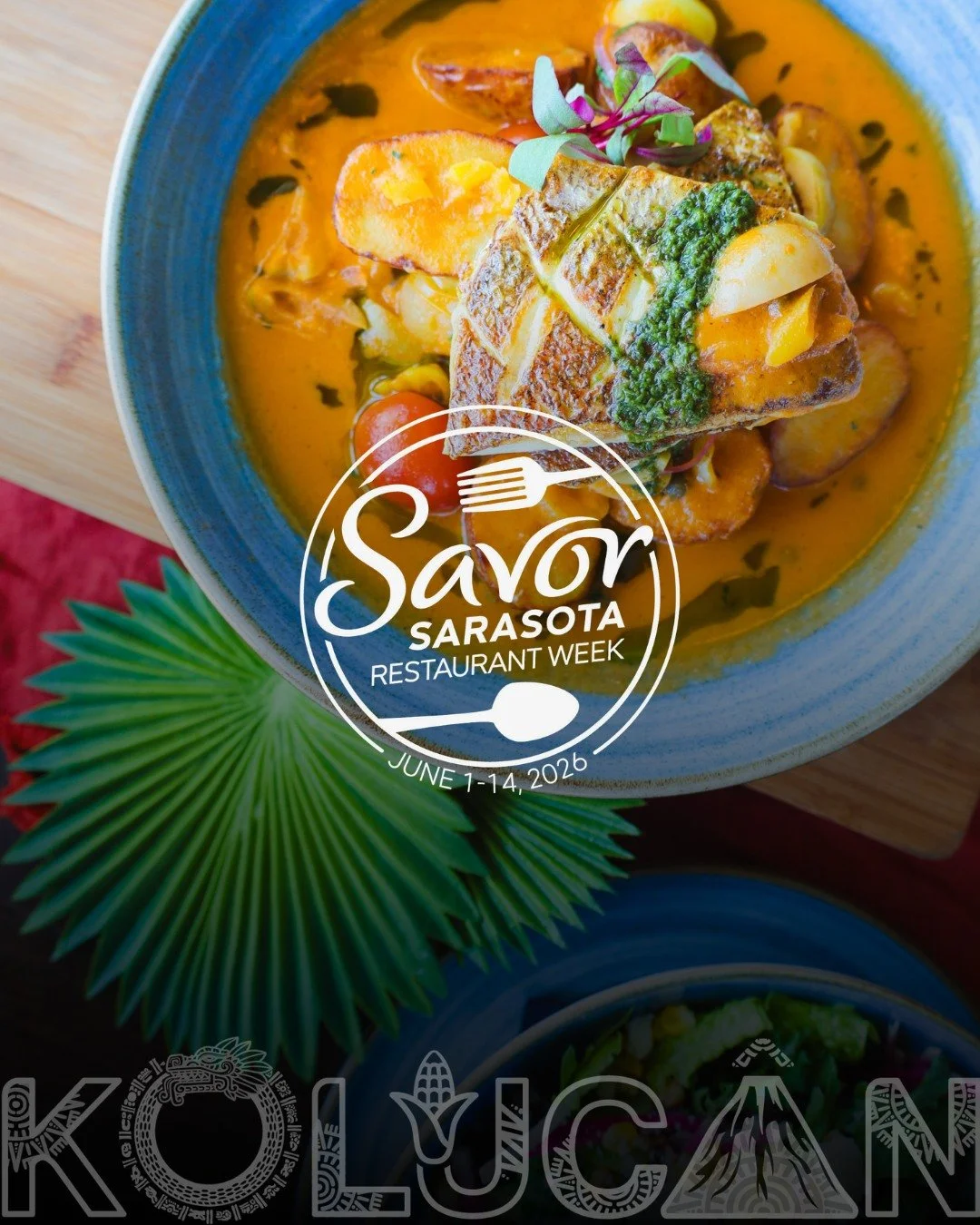 Savor Sarasota starts NOW! 🎉

From June 1&ndash;14, enjoy our special Savor Sarasota menus:

☀️ 3-course lunch | $25
🌙 3-course dinner | $45

It's the perfect opportunity to experience Kolucan, try something new, and support local during Sarasota's
