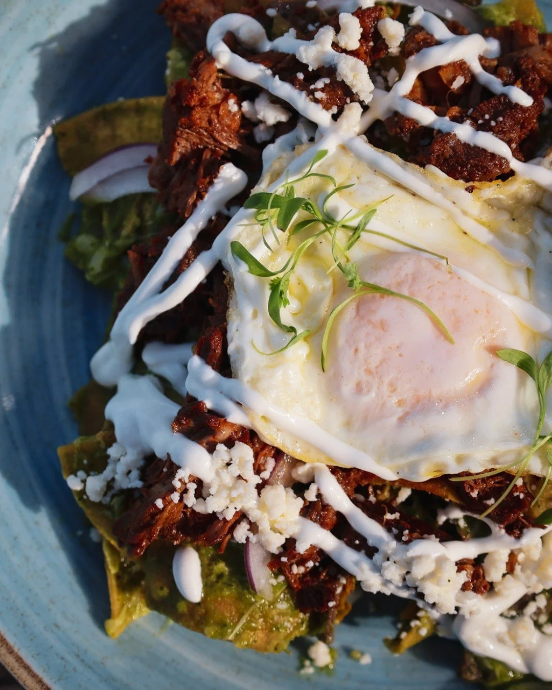 Sunday brunch plans? Found &lsquo;em.

Our Chilaquiles Verdes are the perfect way to start the day. Join us for brunch and enjoy your favorite Mexican breakfast dishes. 🌿🍳