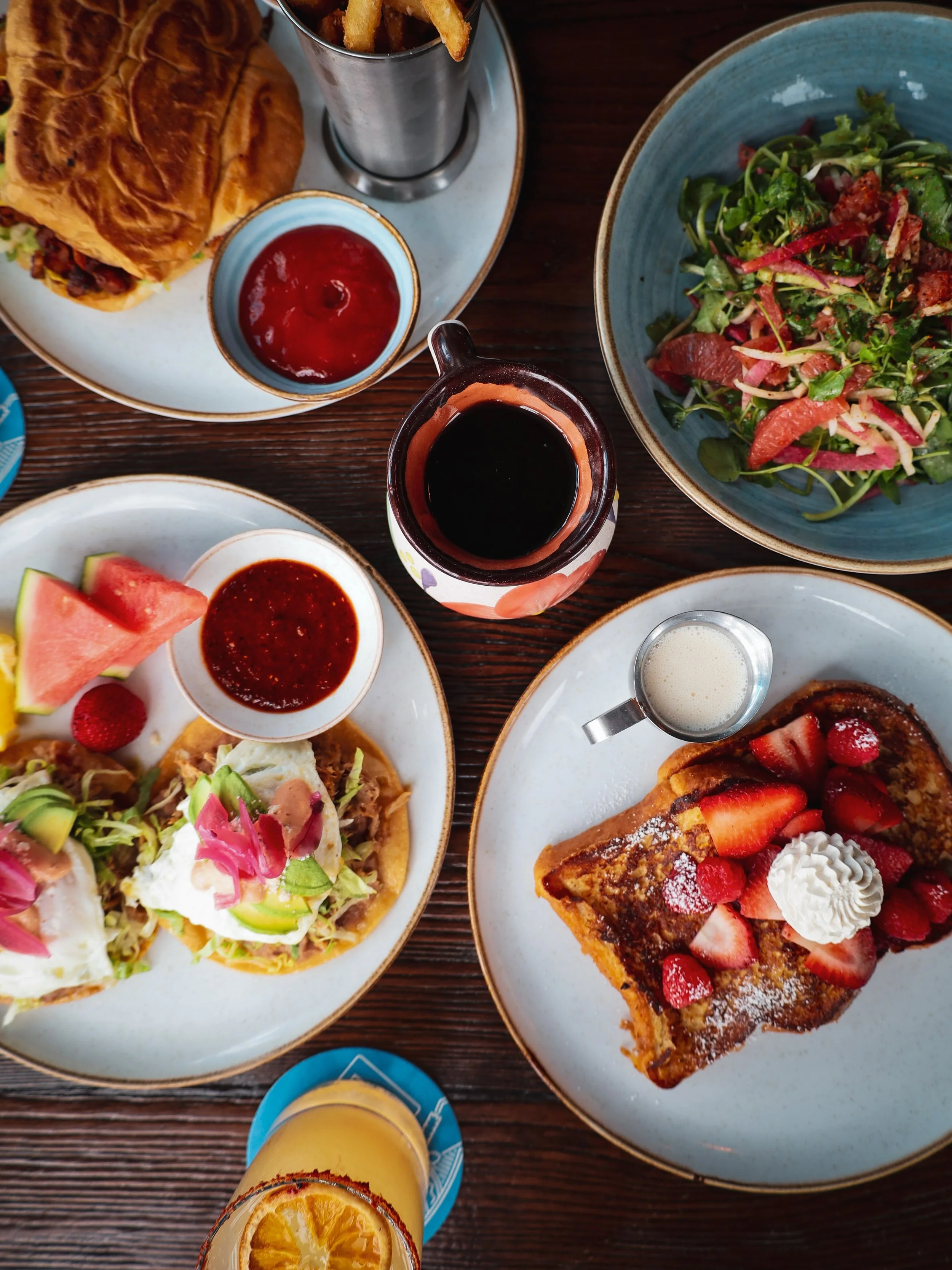 The coffee&rsquo;s hot, the mimosas are cold, and brunch starts at 11. 🥂