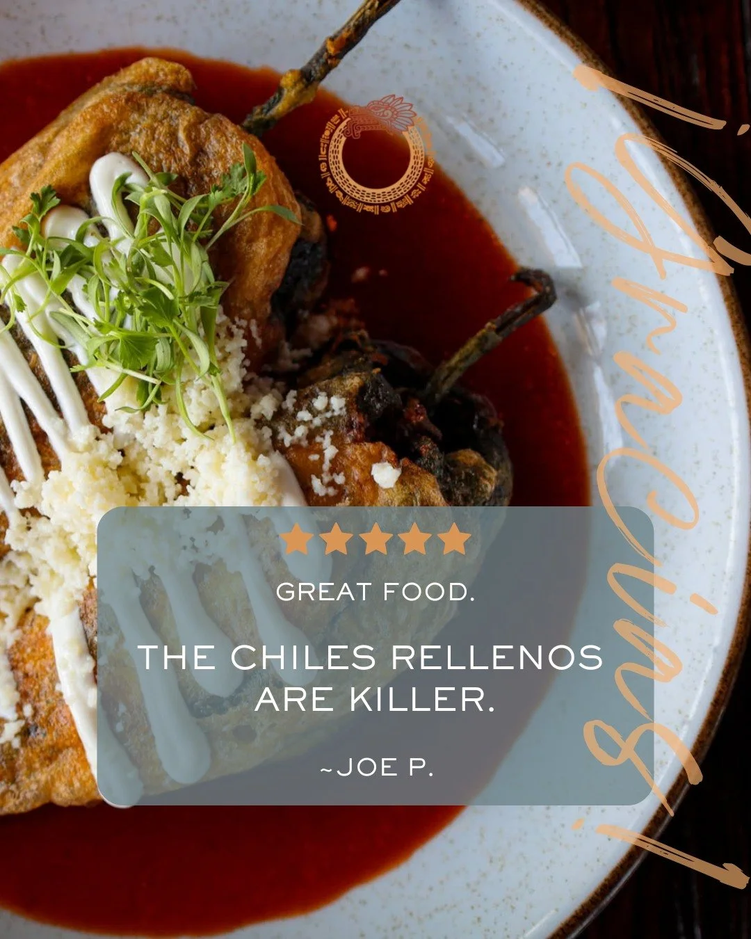 When the Chiles Rellenos are &ldquo;killer,&rdquo; we&rsquo;ll take that as a compliment. 🌶️🔥

A guest favorite for a reason &mdash; come experience it for yourself at Kolucan.