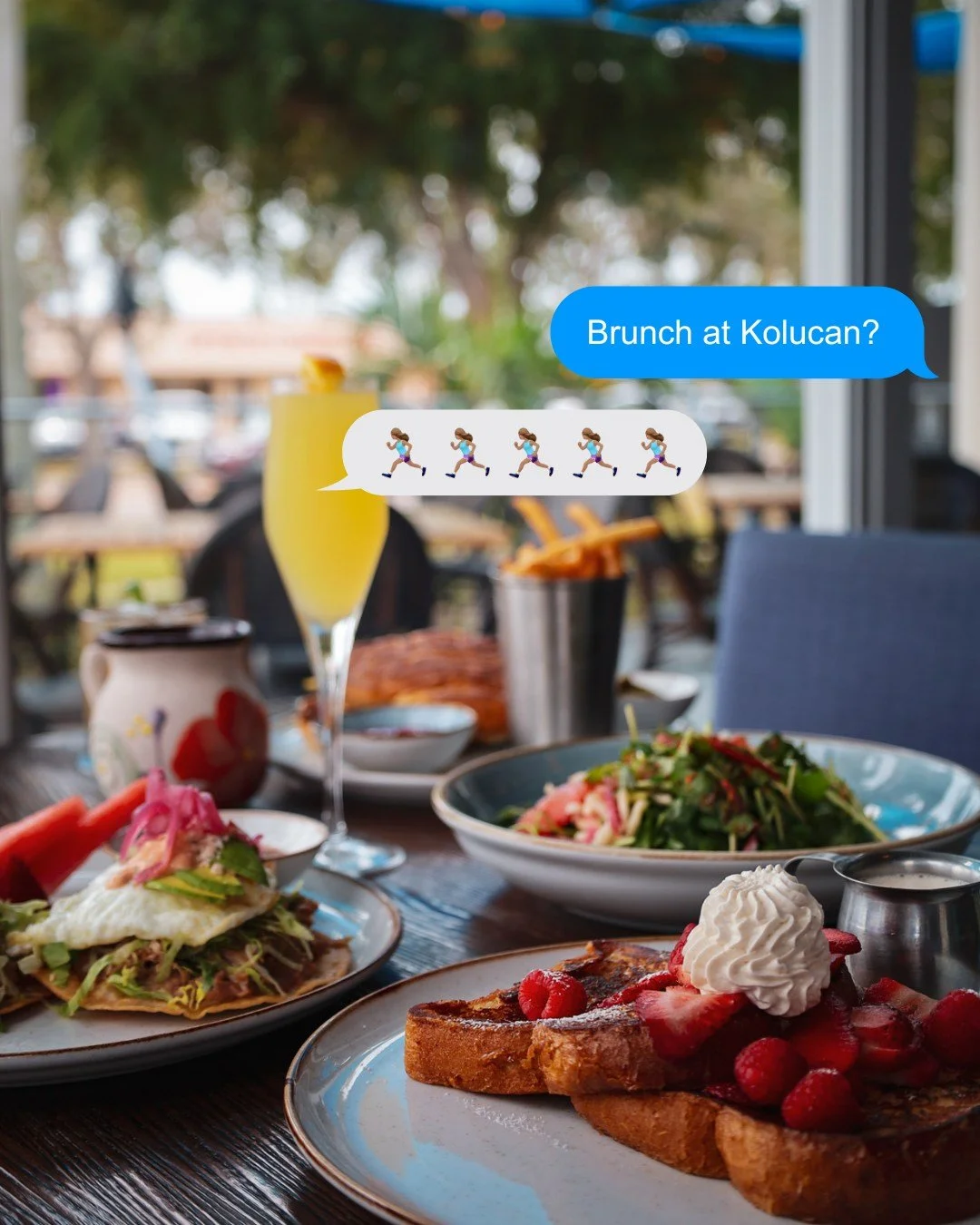 No need to ask twice.

Meet us for Sunday brunch at Kolucan. We'll take care of the rest. 🥂
