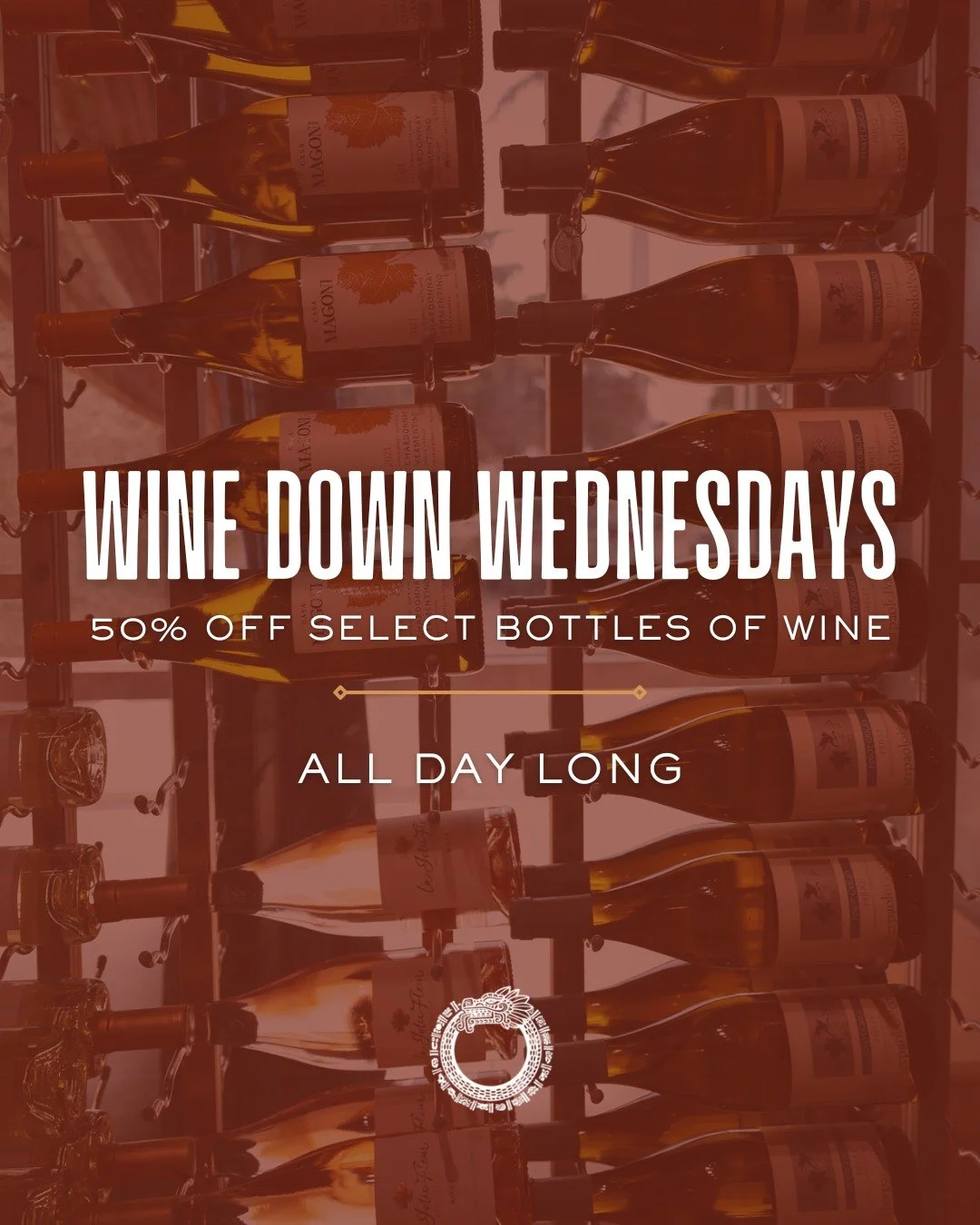 Wednesdays pair well with wine. 🍷

Join us at Kolucan for Wine Down Wednesday and enjoy 50% off select bottles of wine all day long.