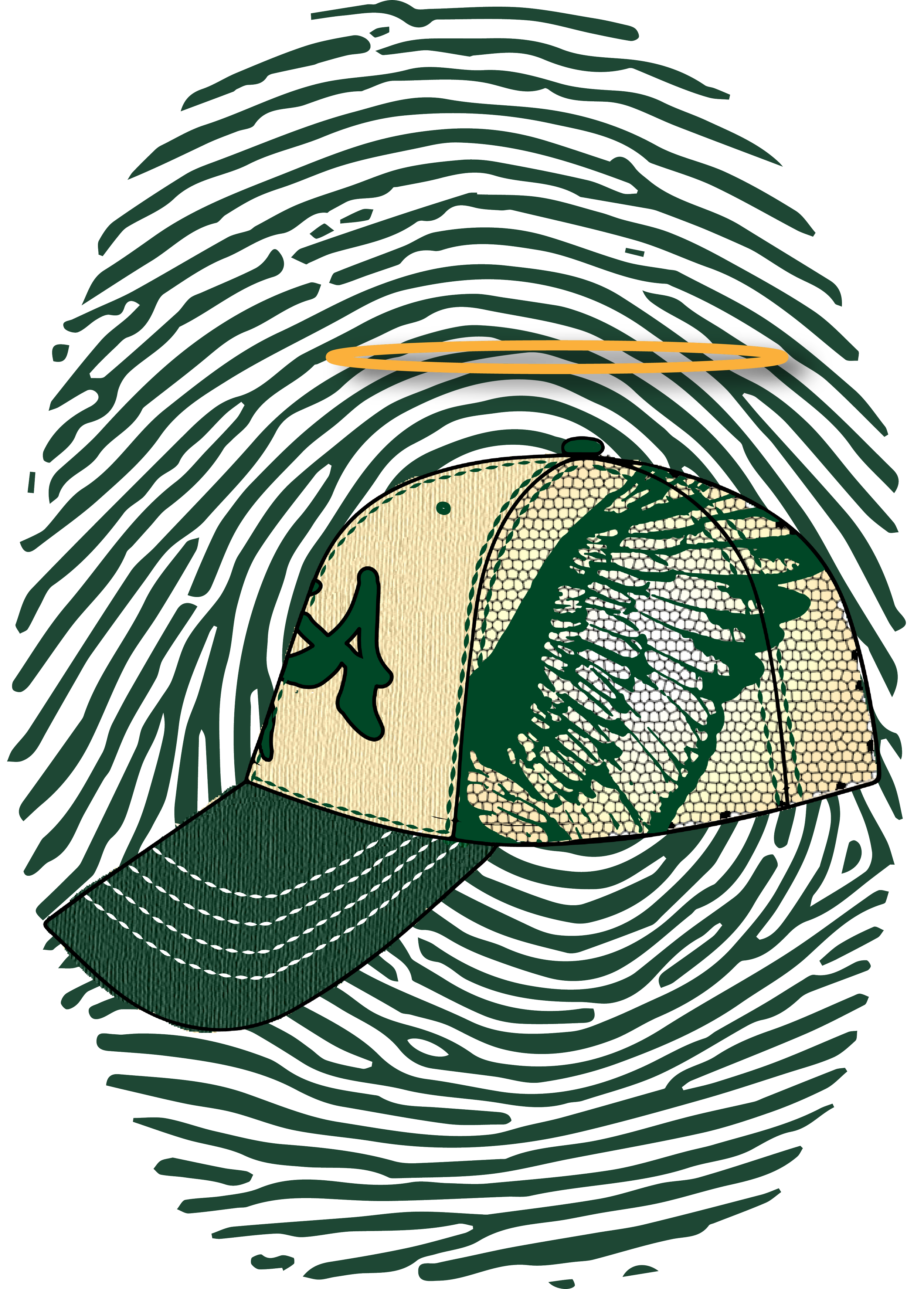 Winged Crown - Khaki/Green