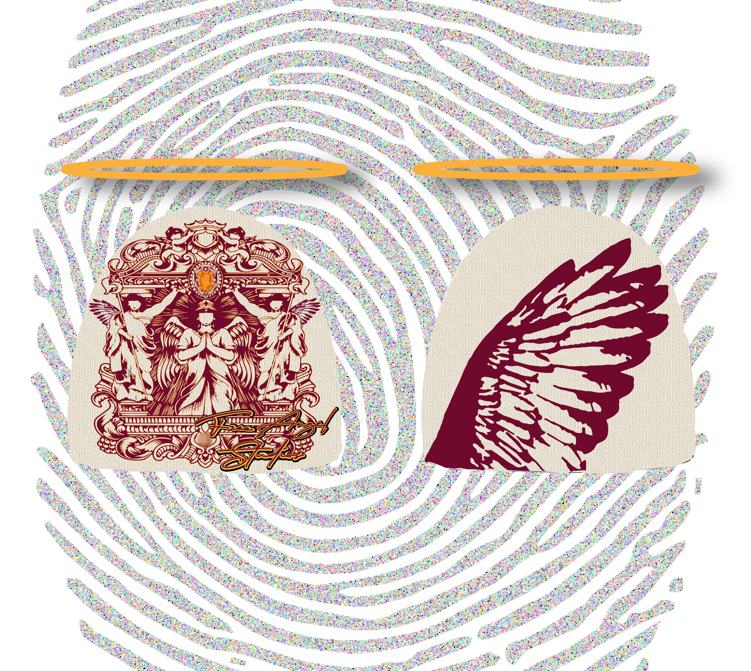 11.11 Memorial Beanie - Cream/Red