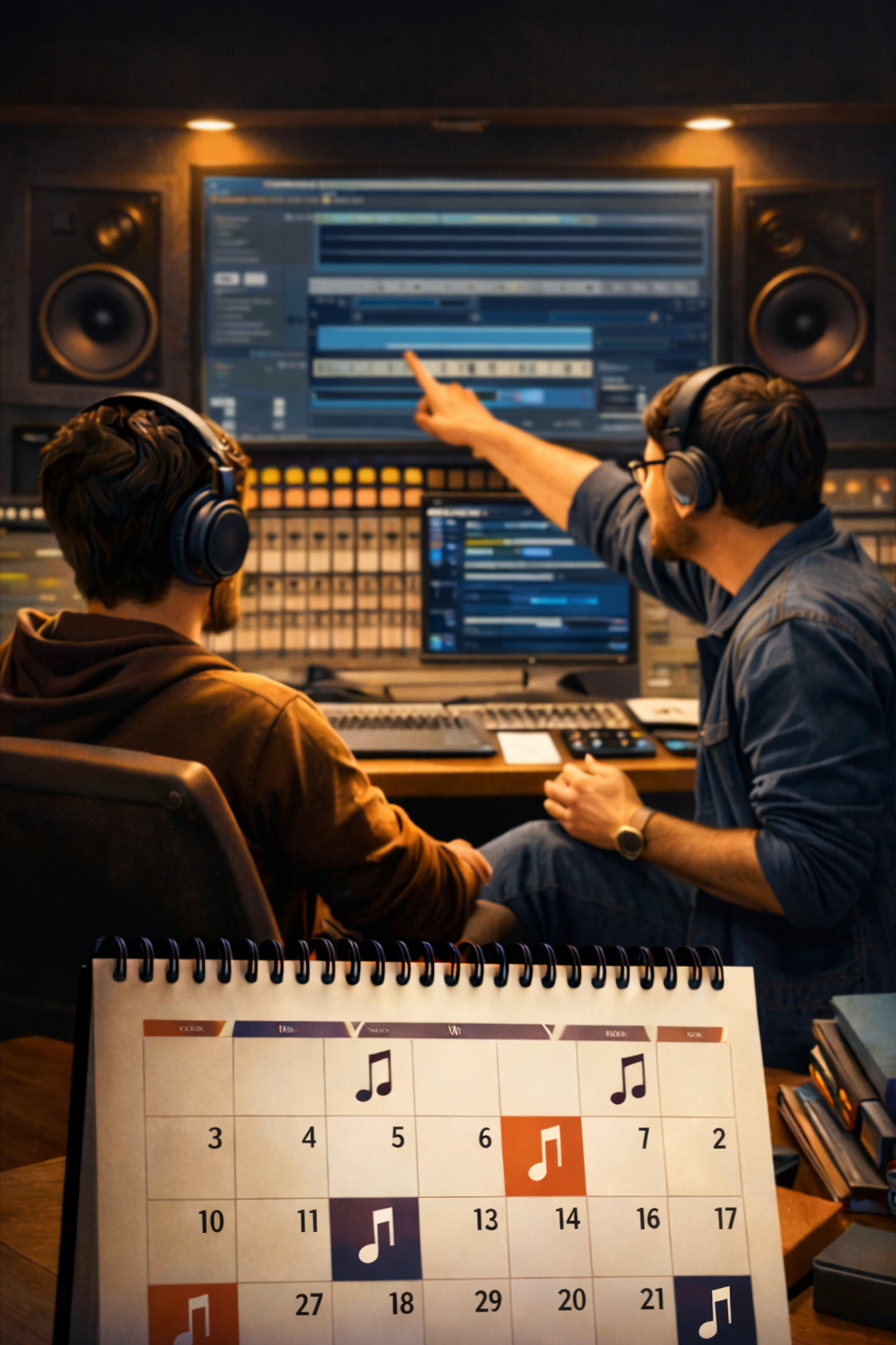 One Month Remote Production (1 Song)