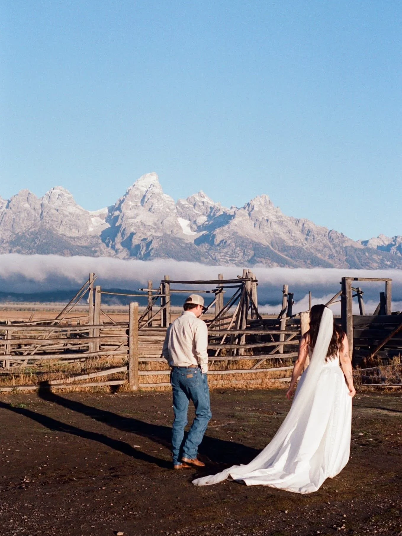 🎞️35mm film from Shayla and Elliott&rsquo;s elopement day in the Grand Teton&rsquo;s🏔️ Sunrise in the Teton&rsquo;s can&rsquo;t be beat 🙌
The Rickard&rsquo;s | September 22, 2025 | Grand Teton National Park, Wyoming 

#meganographyweddings #grandt