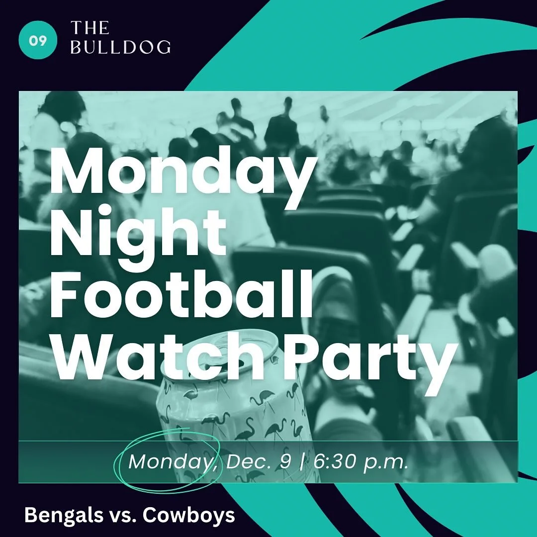 Save-the-date: Monday, Dec. 9 come hangout with us for our Monday Night Football Watch Party. Will be meeting at @bulldog_br 🏈 🥂 

#sportsandmimosas #womeninsports #womenlovesportstoo