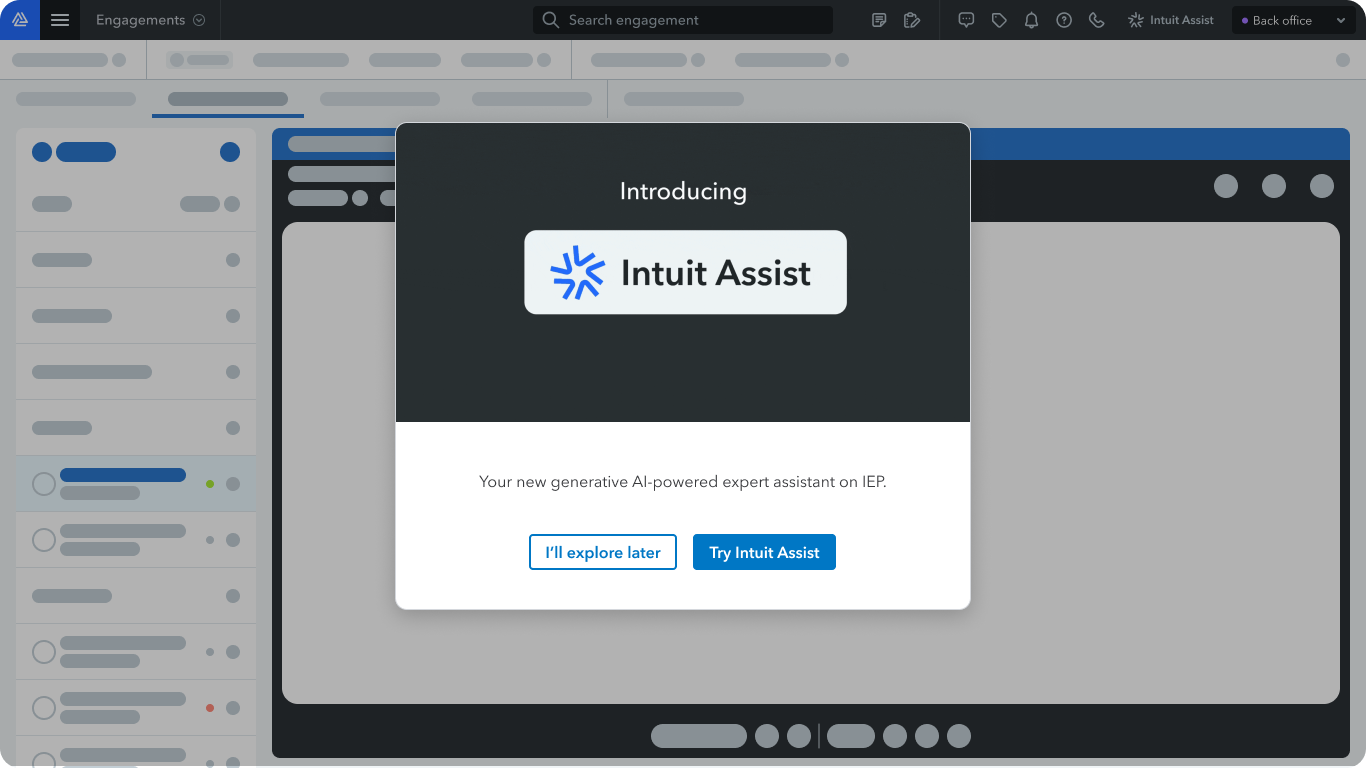 In-Product Discovery—Intuit Assist for Experts