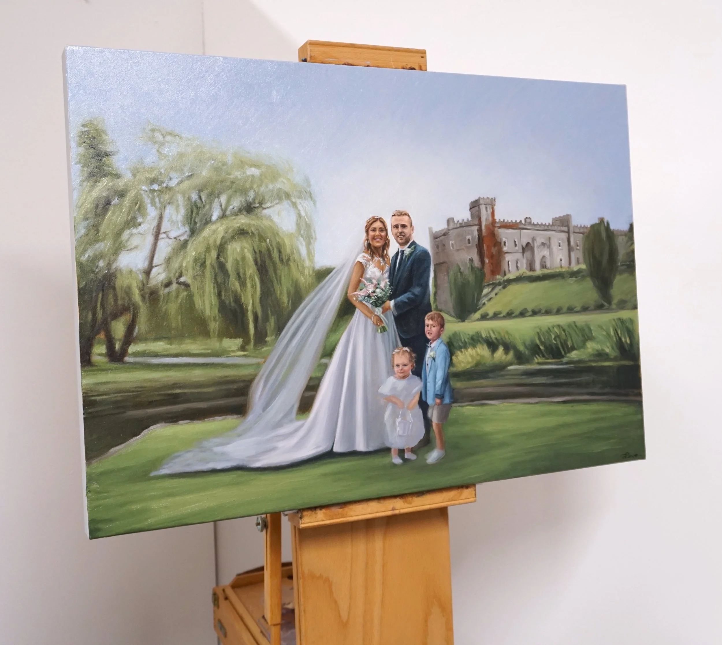 Bellingham Castle Wedding Painitng