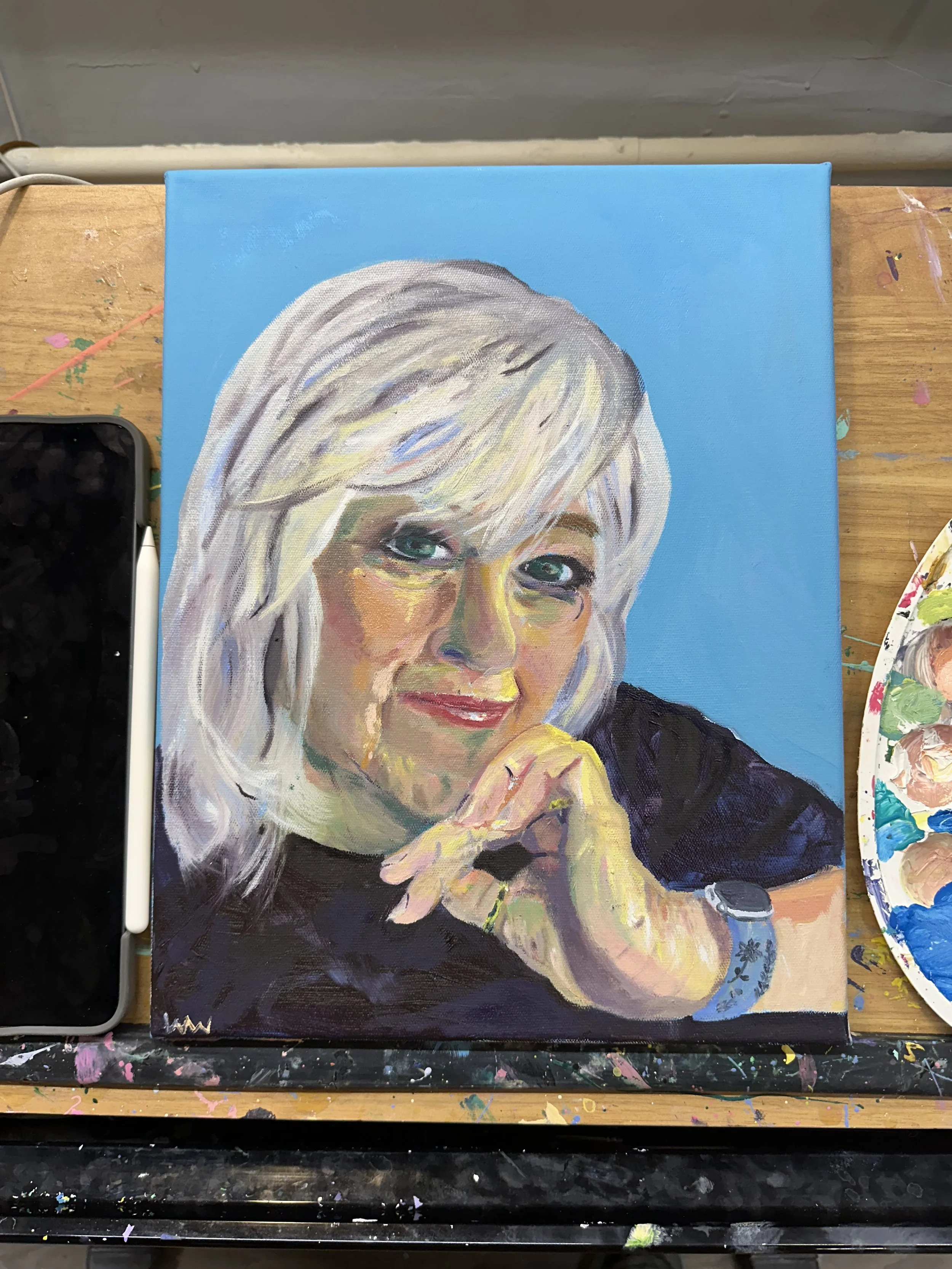 "Suzanne" Oil on Canvas. Red Onion Arts Raffle Gift. 2025