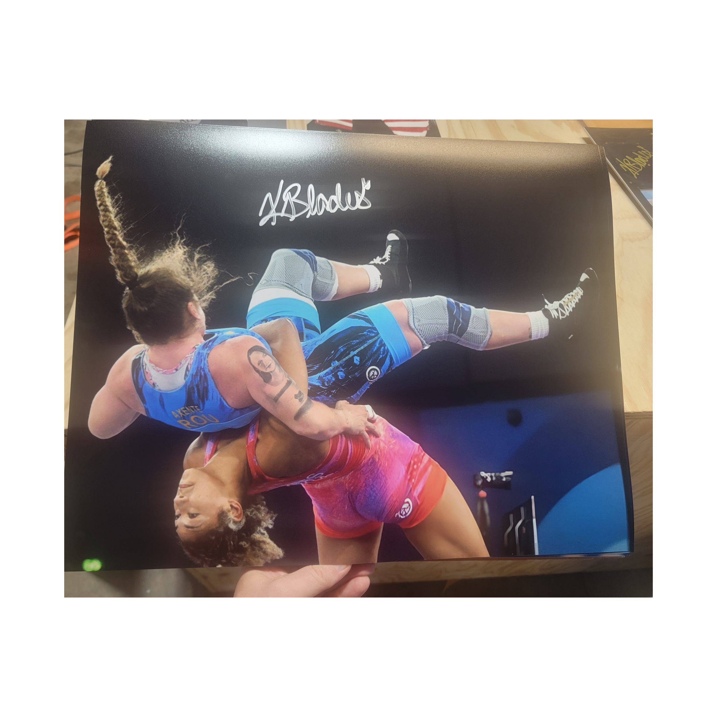 Kennedy Blades Signed 16x20 photo