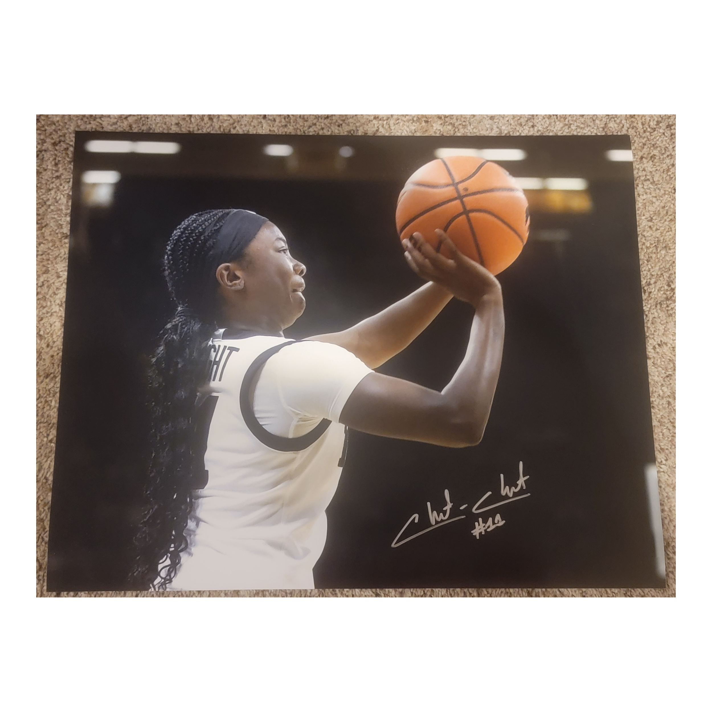 Chit Chat Wright Signed 16 x 20