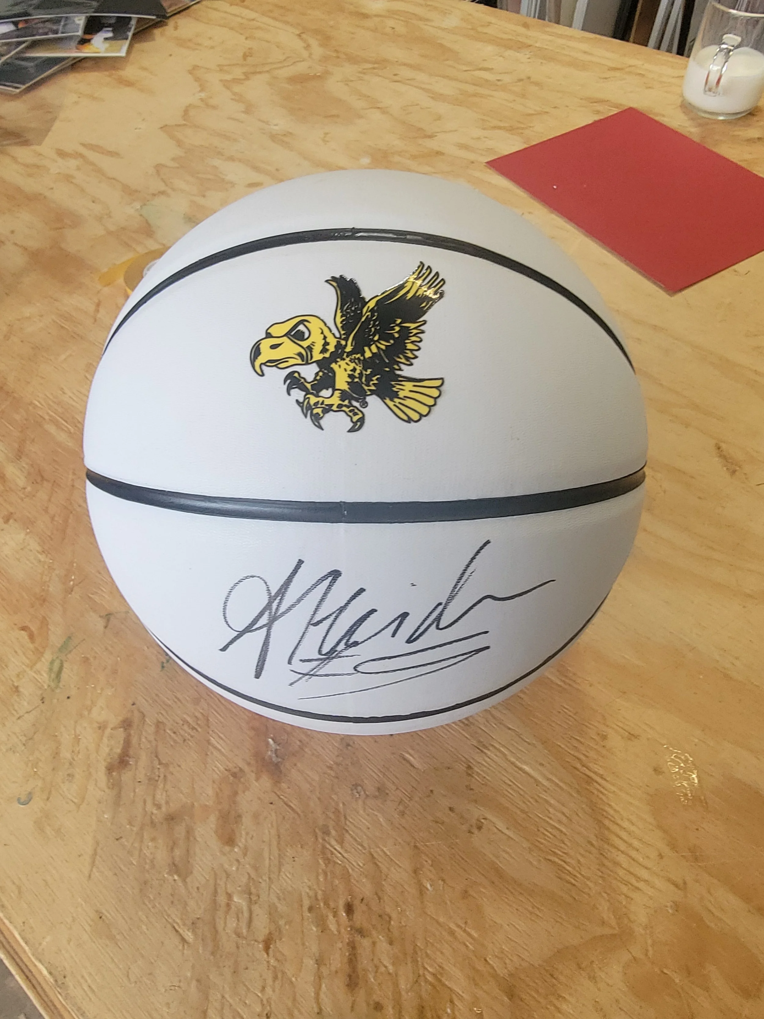 Ava Heiden Signed Basketball