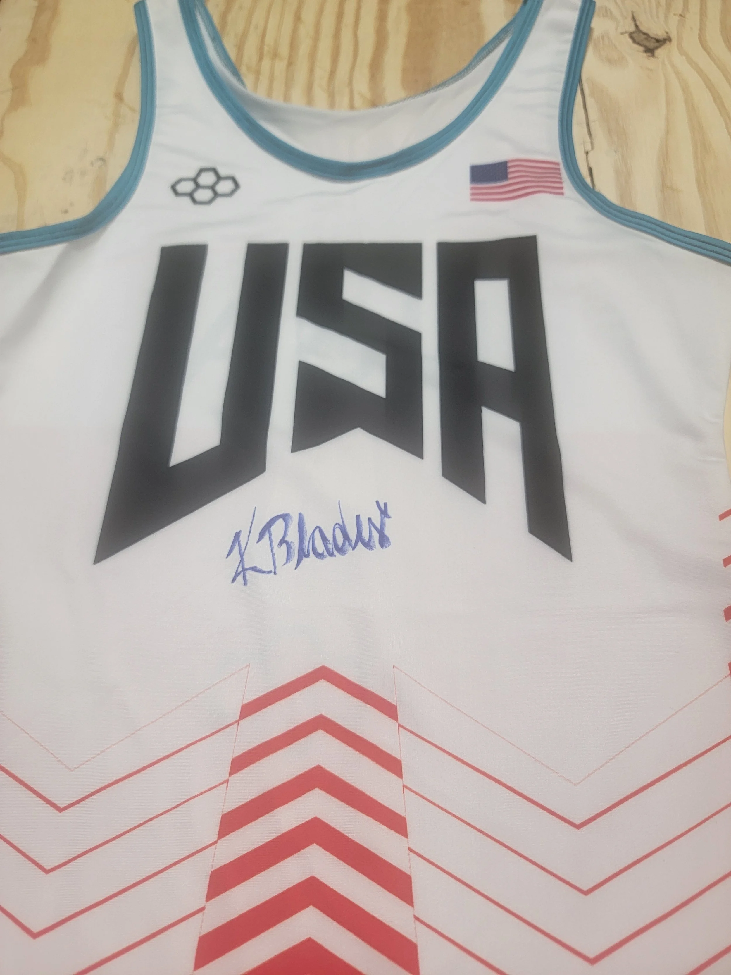 Kennedy Blades Signed Singlet