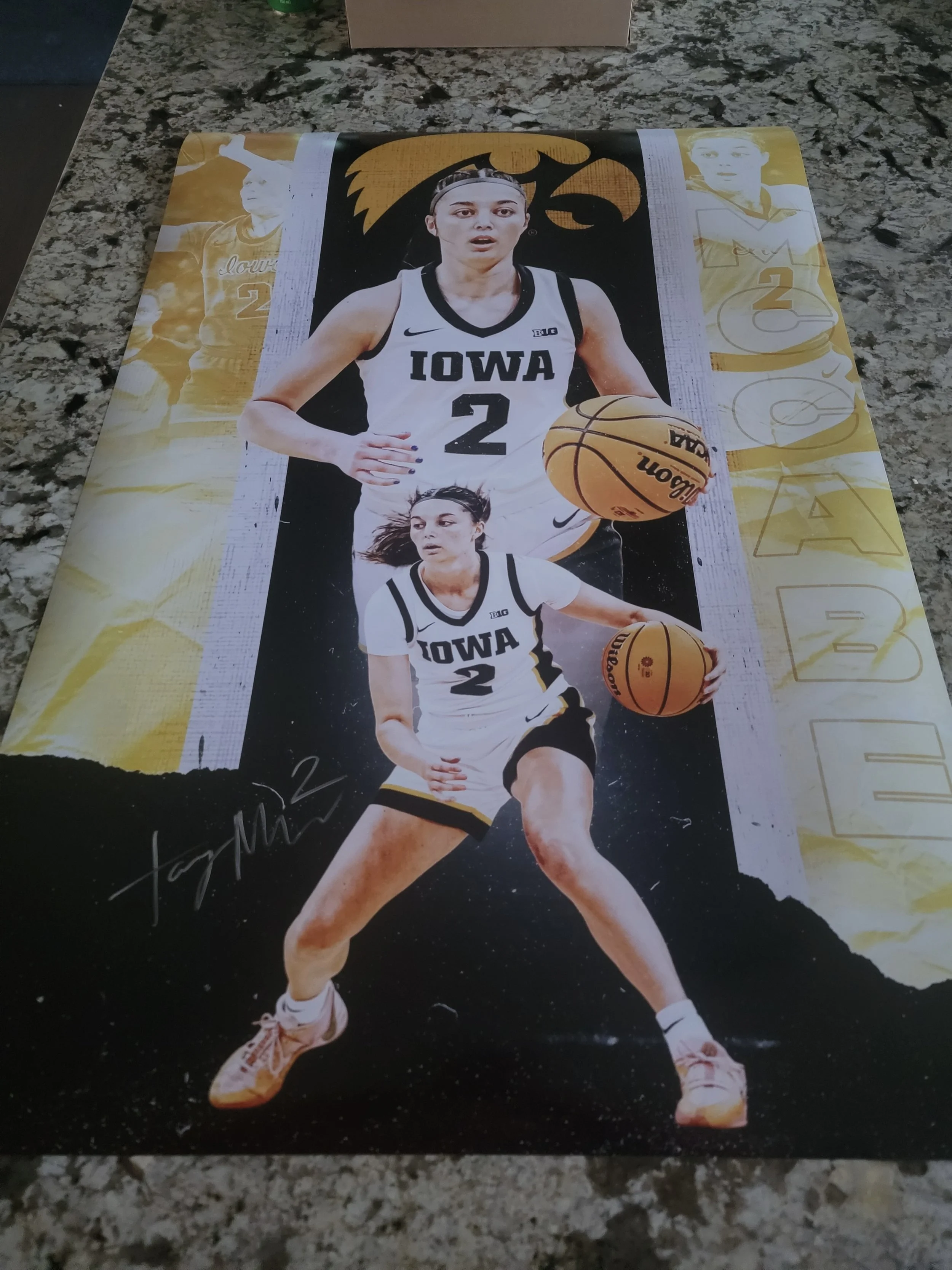 Taylor McCabe Signed Custom 24 x 36