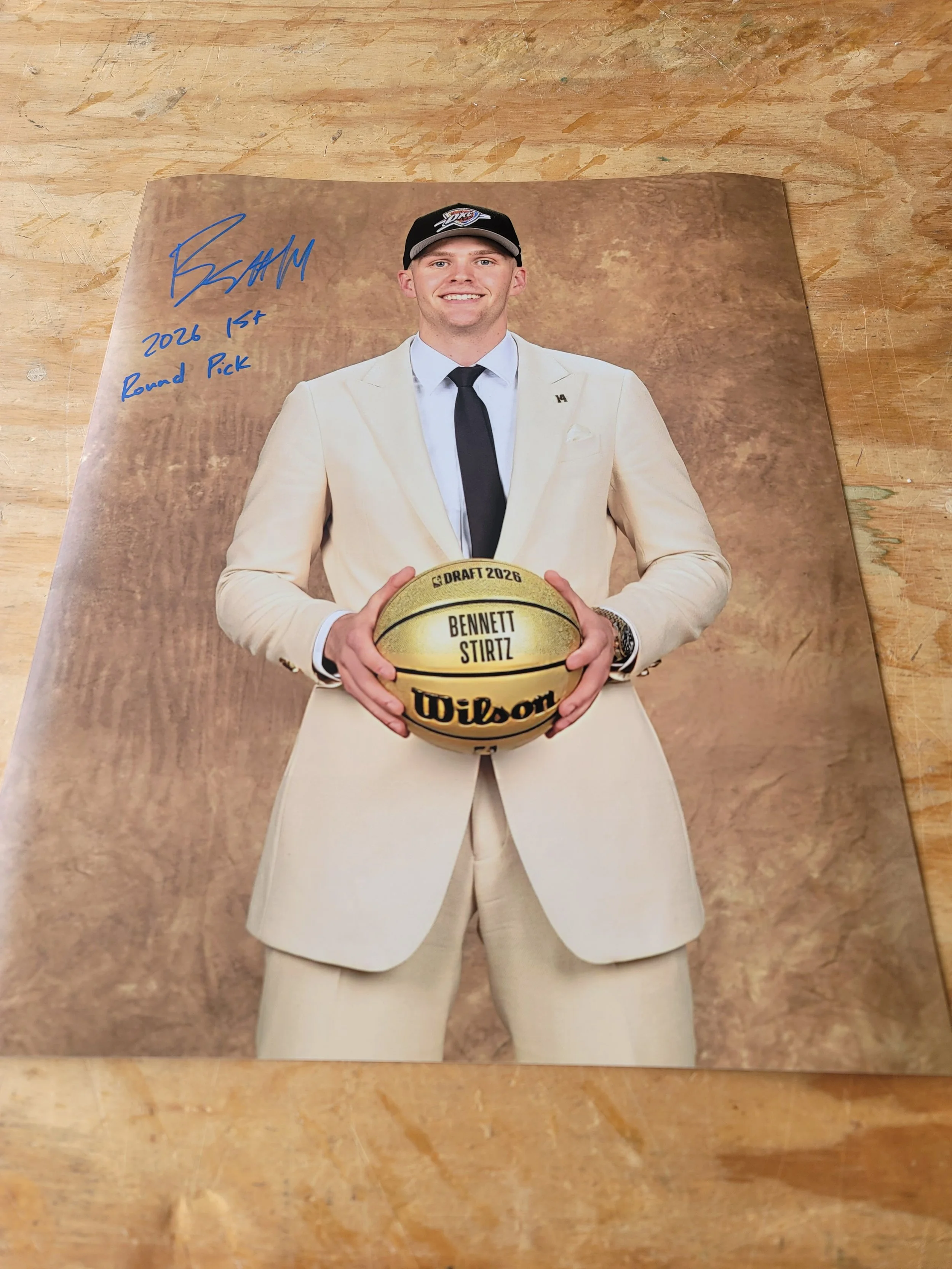 Bennett Stirtz Signed 16 x 20