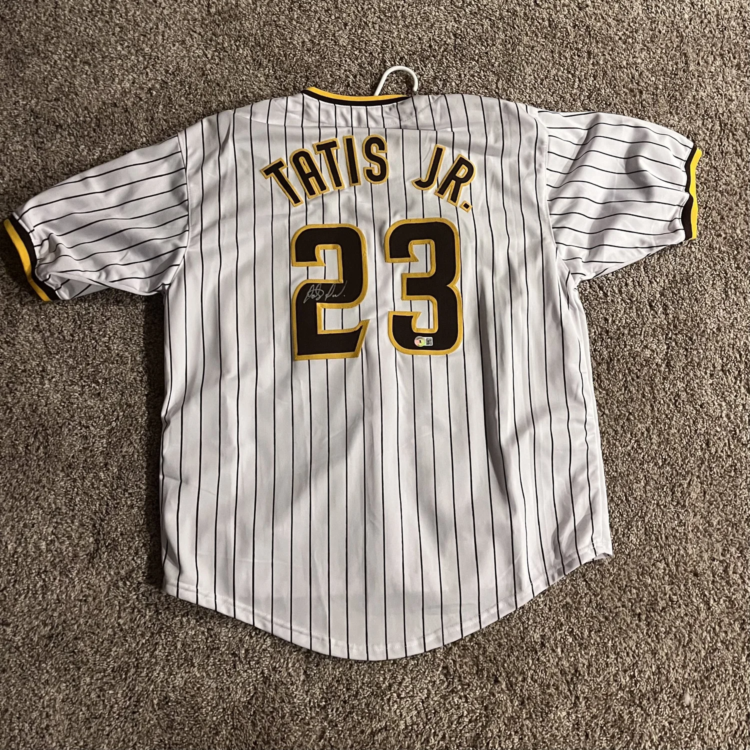 Fernando Tatis Jr. Signed Jersey — Aces Sports Memorabilia & Framing