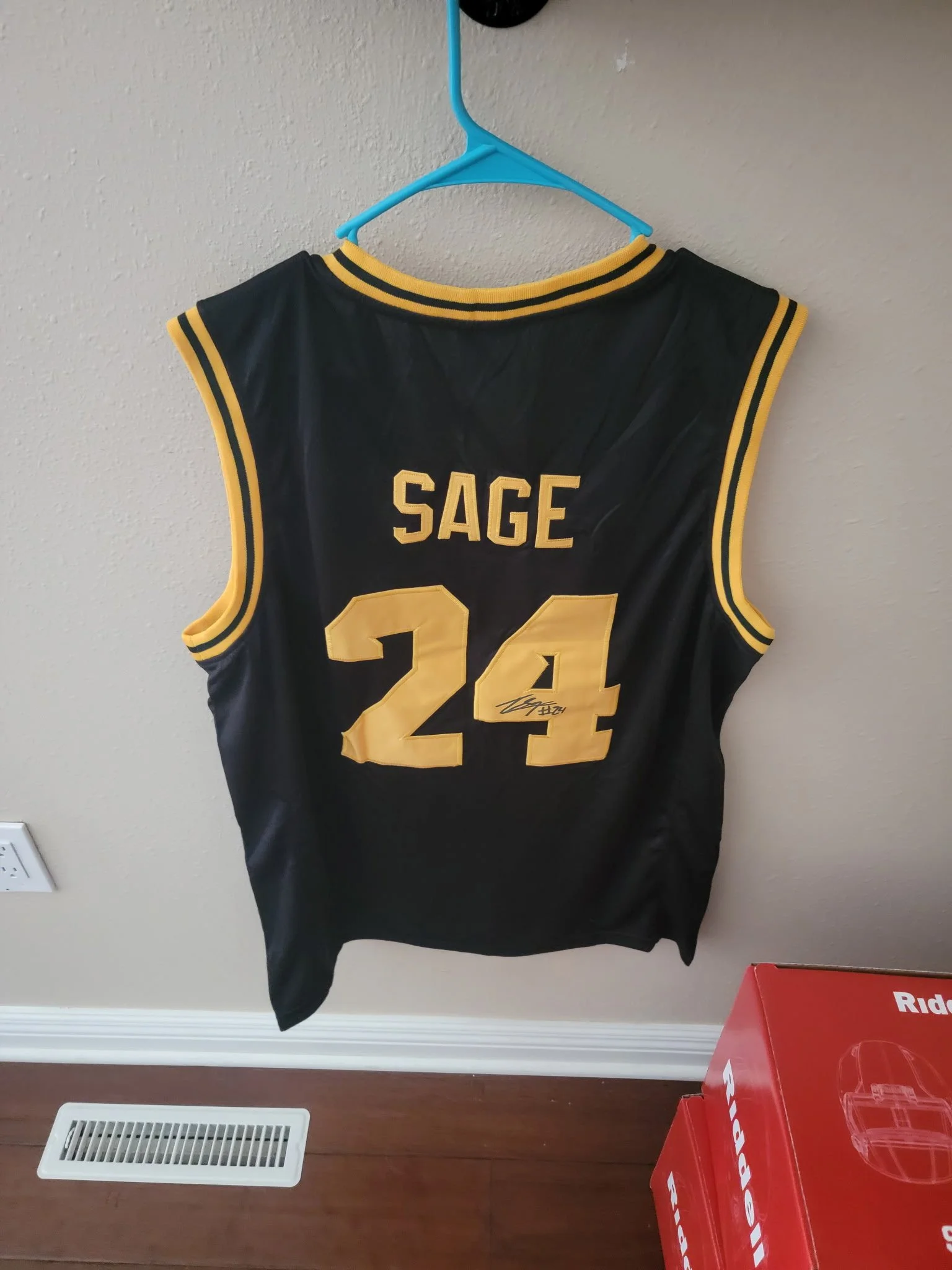 Tate Sage Signed Jersey