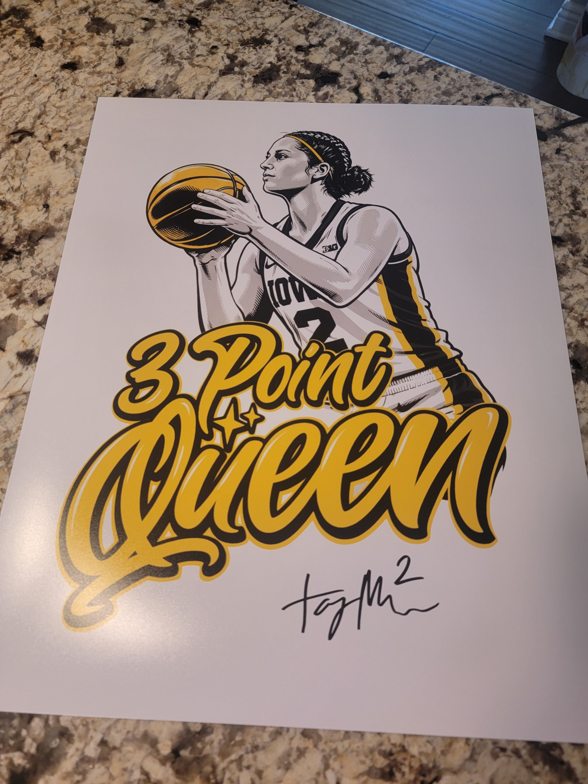 Taylor McCabe Signed Custom 16 x 20