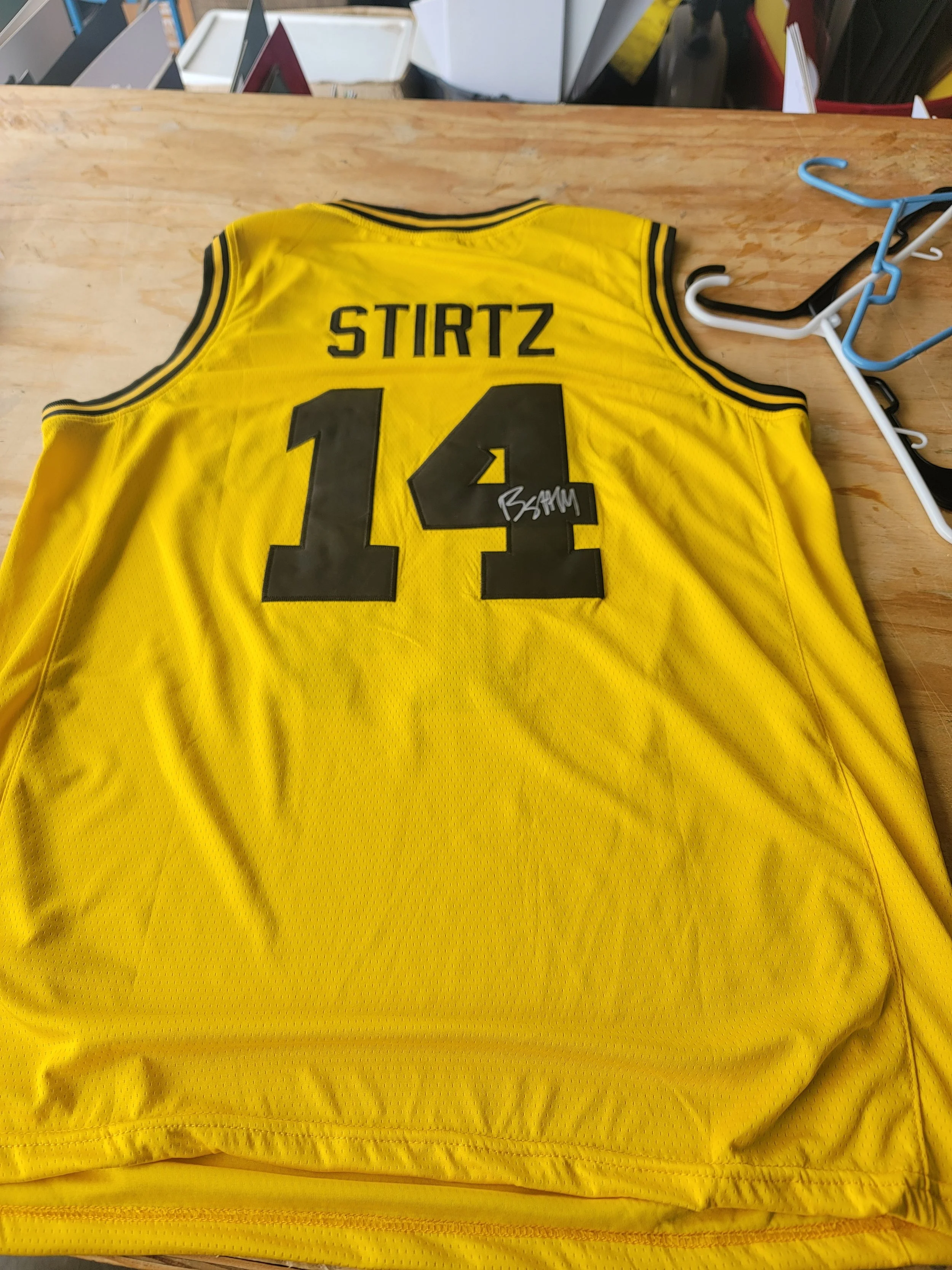 Bennett Stirtz Signed Iowa Jersey