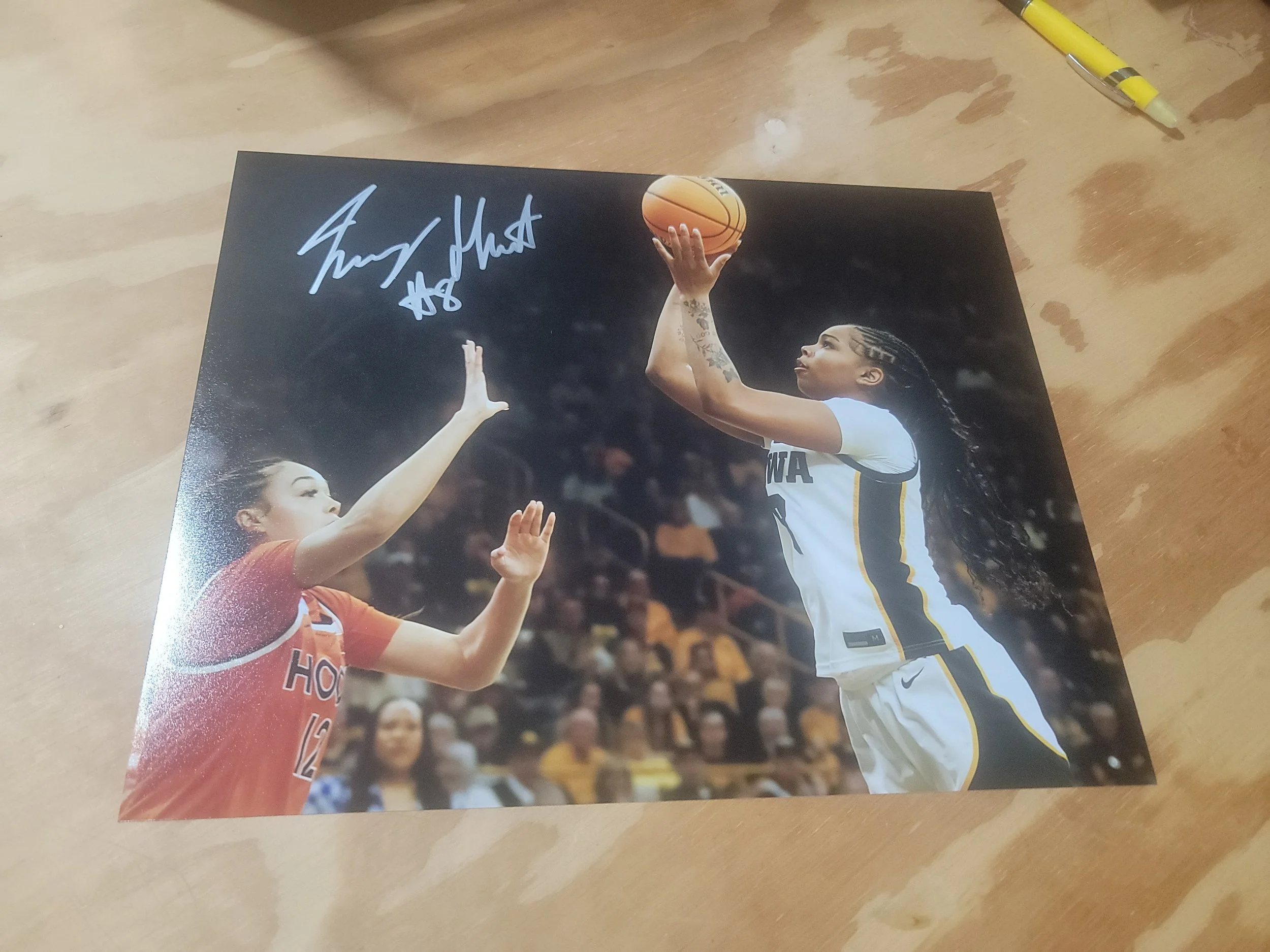 Journey Houston signed 11 x 14