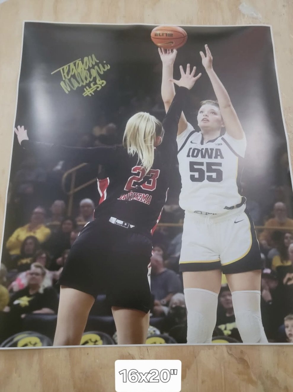 Teagan Mallegni Signed 16 x 20