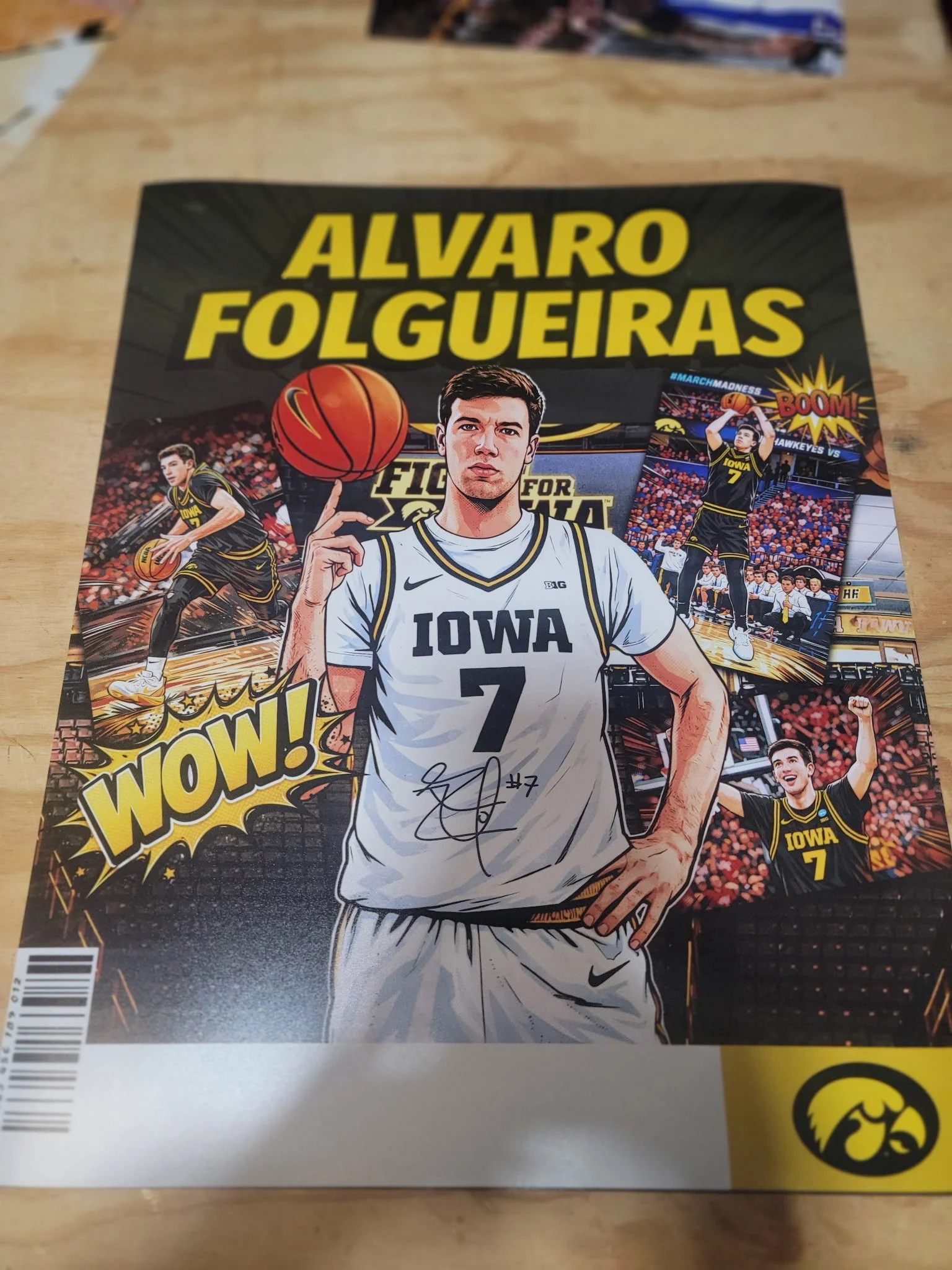 Alvaro Folguieras Signed 16x20 Custom Print