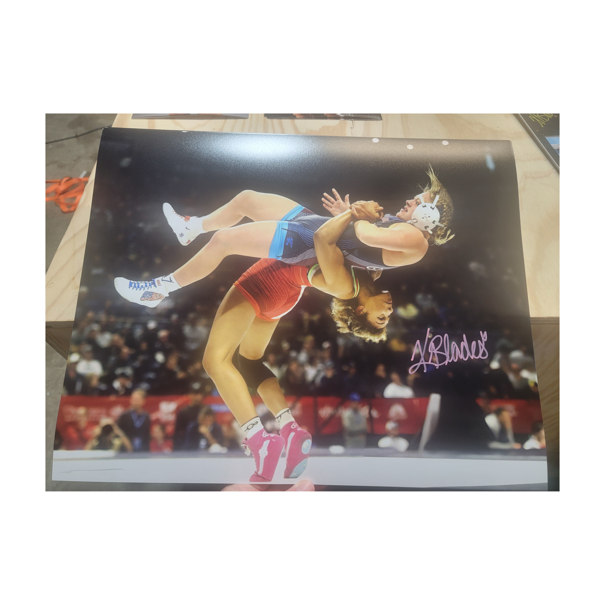 Kennedy Blades Signed 16x20 photo