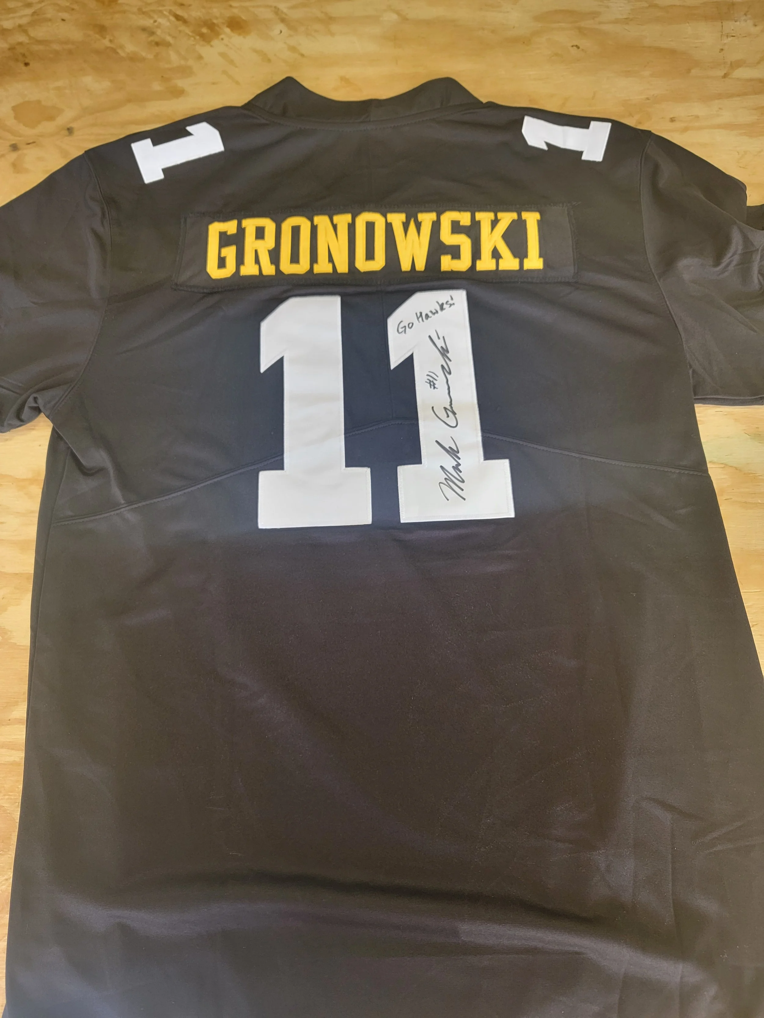 Mark Gronowski Signed Jersey