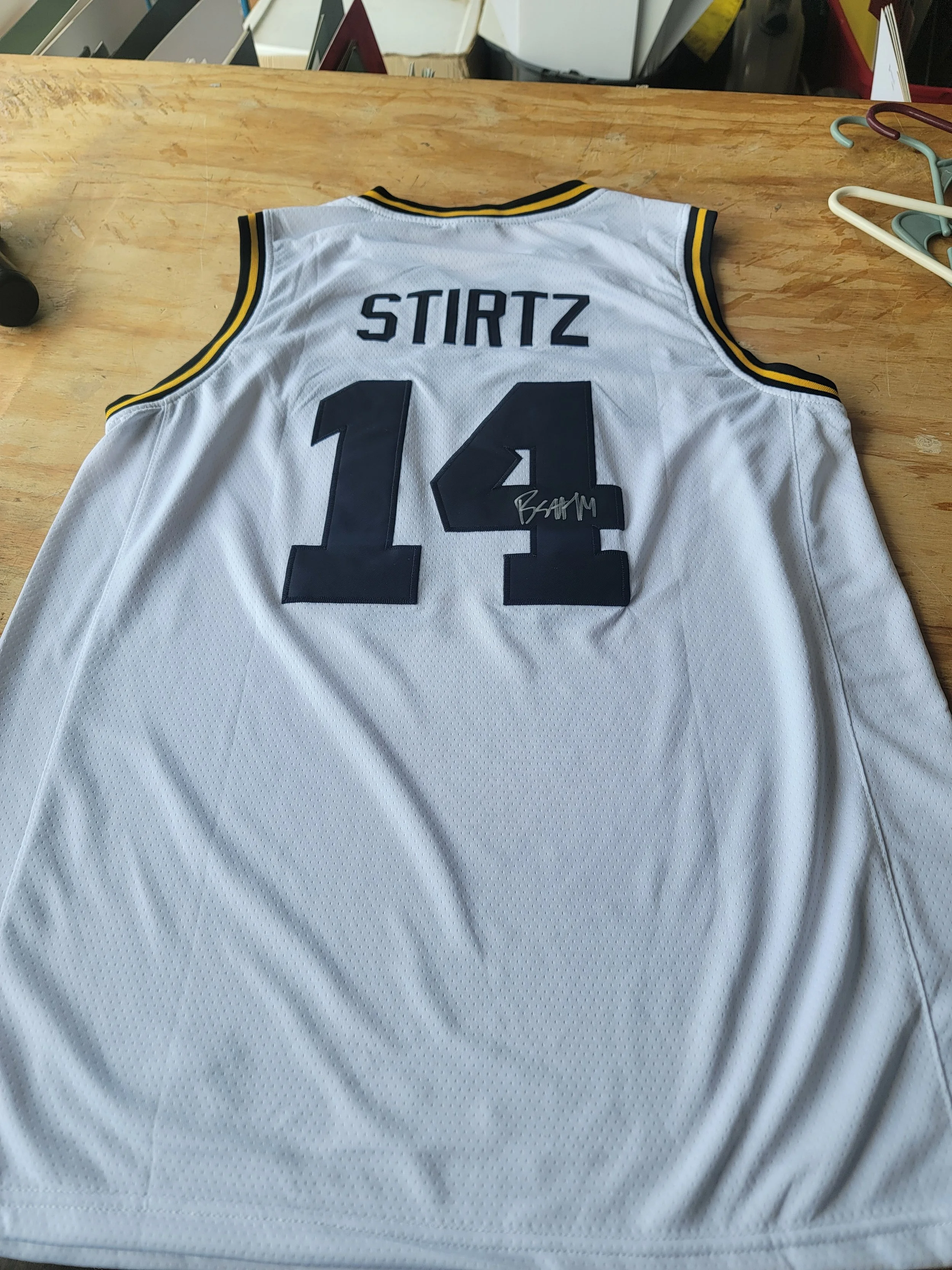 Bennett Stirtz Signed Iowa Jersey
