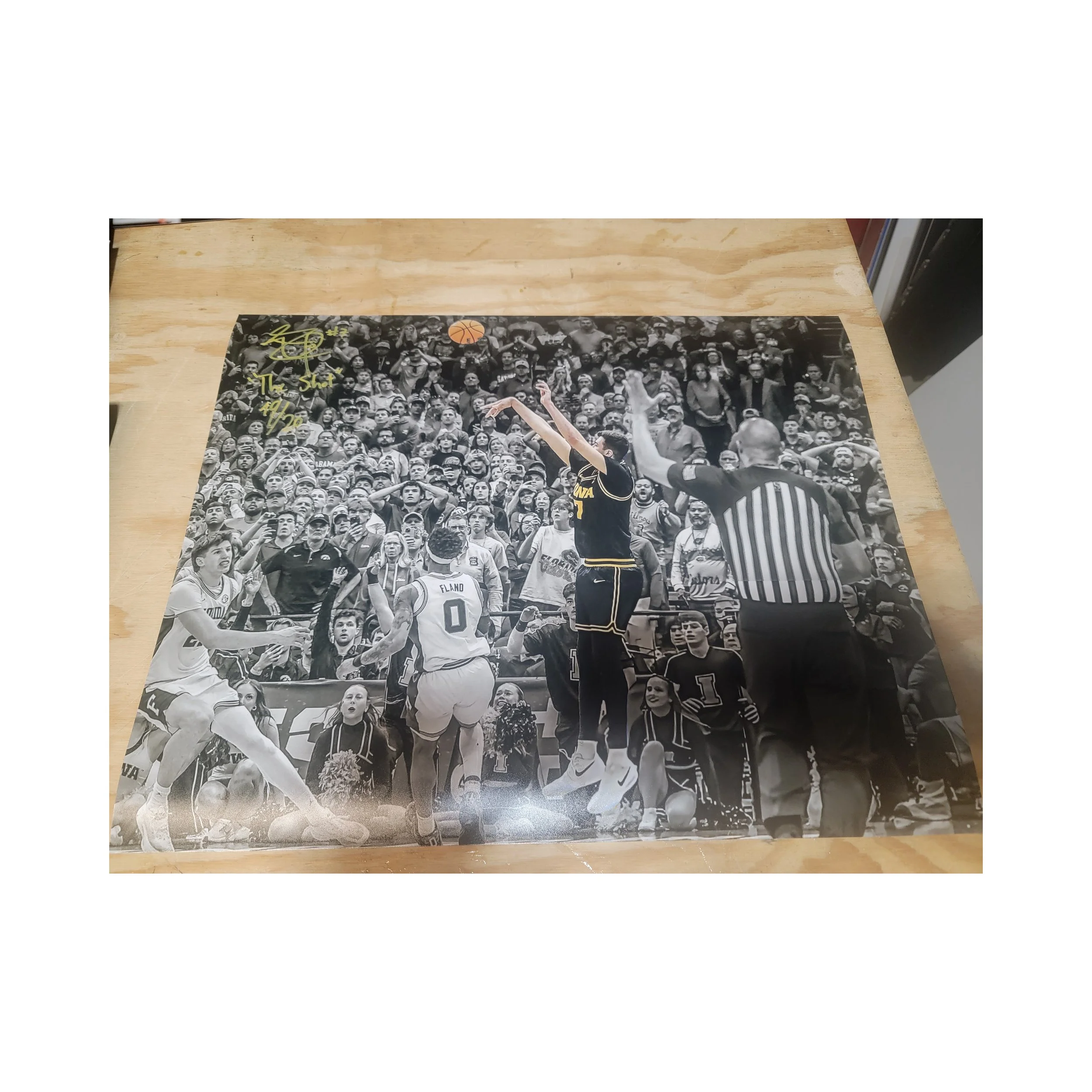 Alvaro Folguieras Signed 16x20 - "The Shot" - Numbered