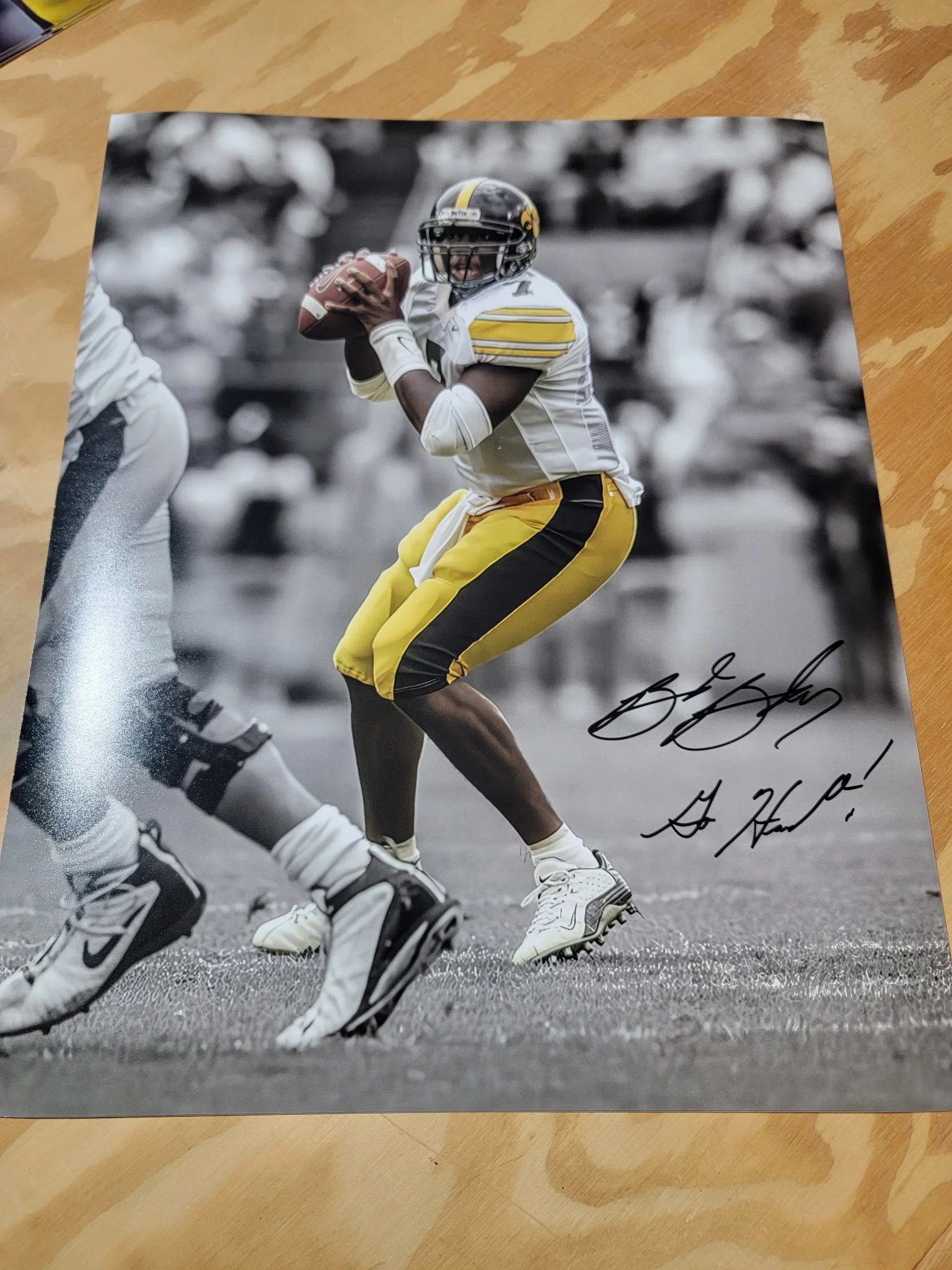 Brad Banks Signed 16x20
