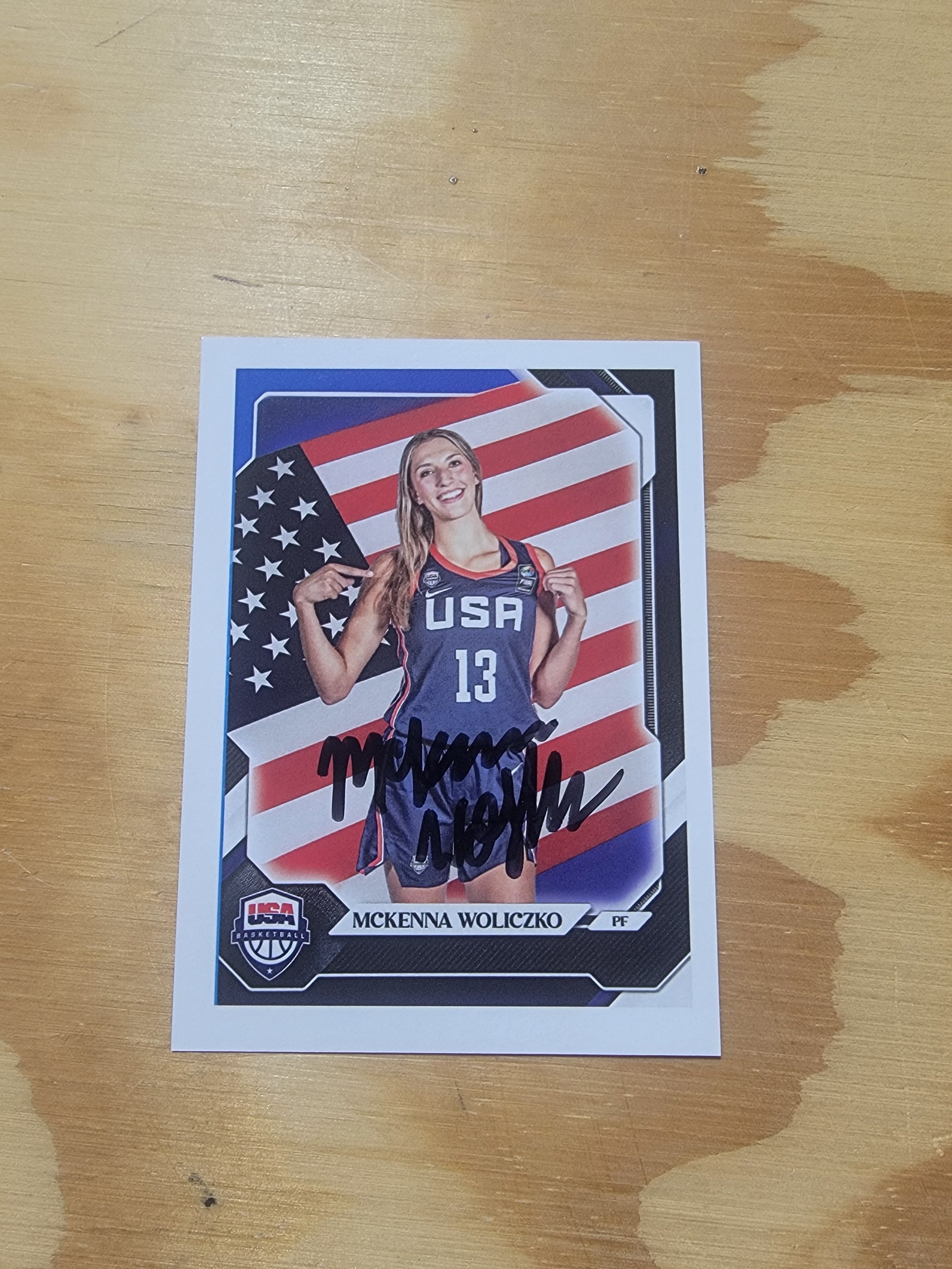 McKenna Woliczko Signed Card