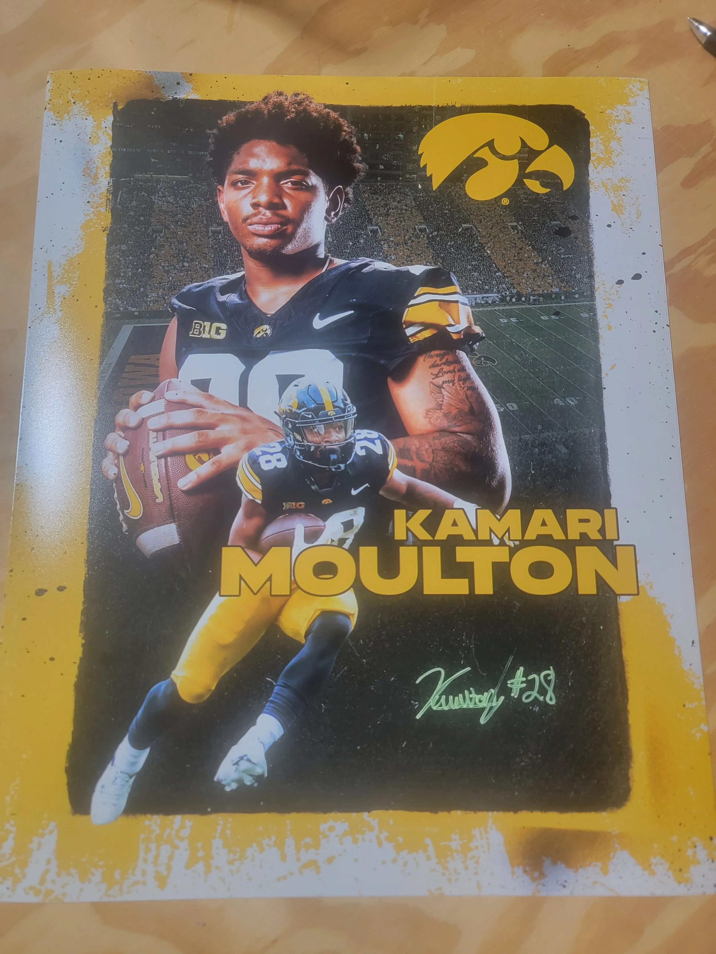 Kamari Moulton Signed 16 x 20